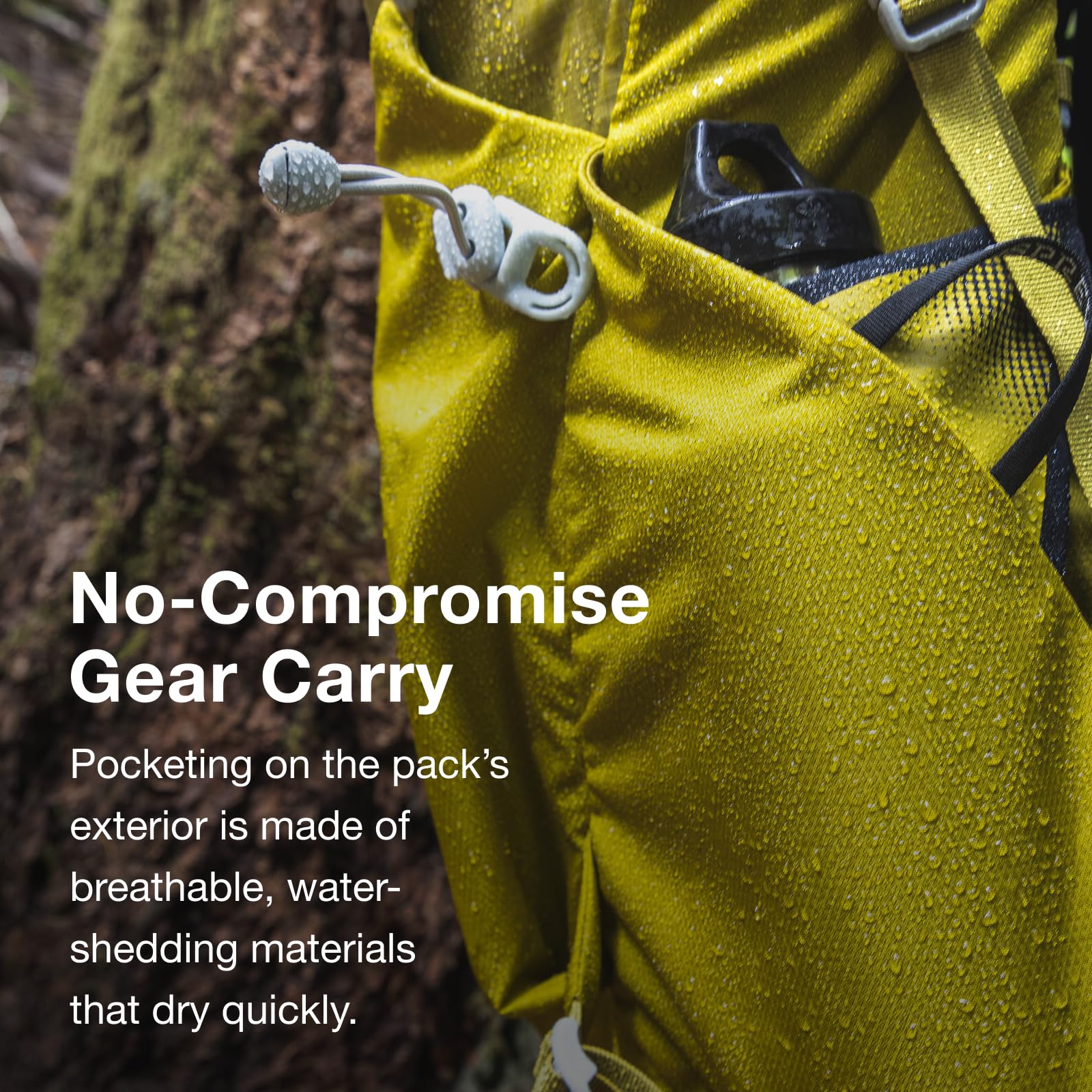 Osprey Downburst 26L Men's Hiking Backpack - Lightweight Water-Resistant Daypack for Outdoor Adventures, Travel & Commuting - Dark Charcoal