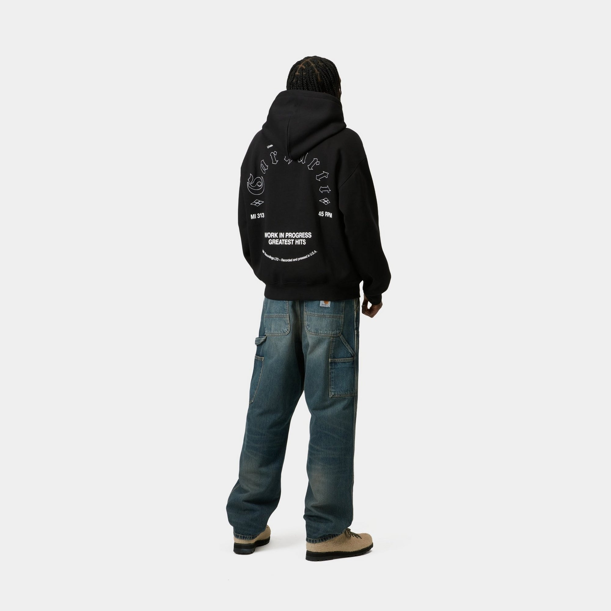 Greatest Hits Hooded Sweatshirt for Men & Women - Black & White Color Options | Casual Streetwear, Lounge Wear, and Concert Merch Gift Idea
