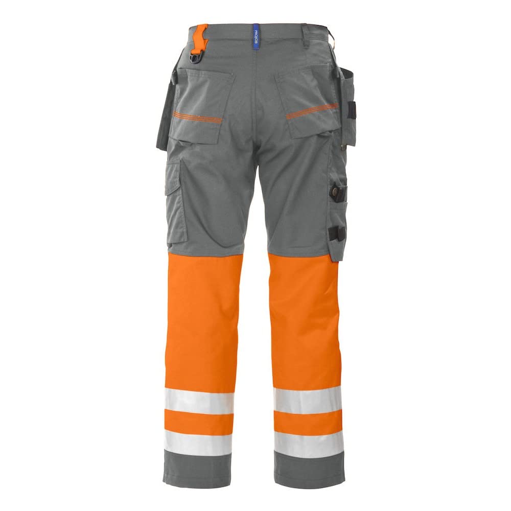 Men's High-Visibility Cargo Pants - Reflective Work Pants for Construction, Safety & Outdoor Activities