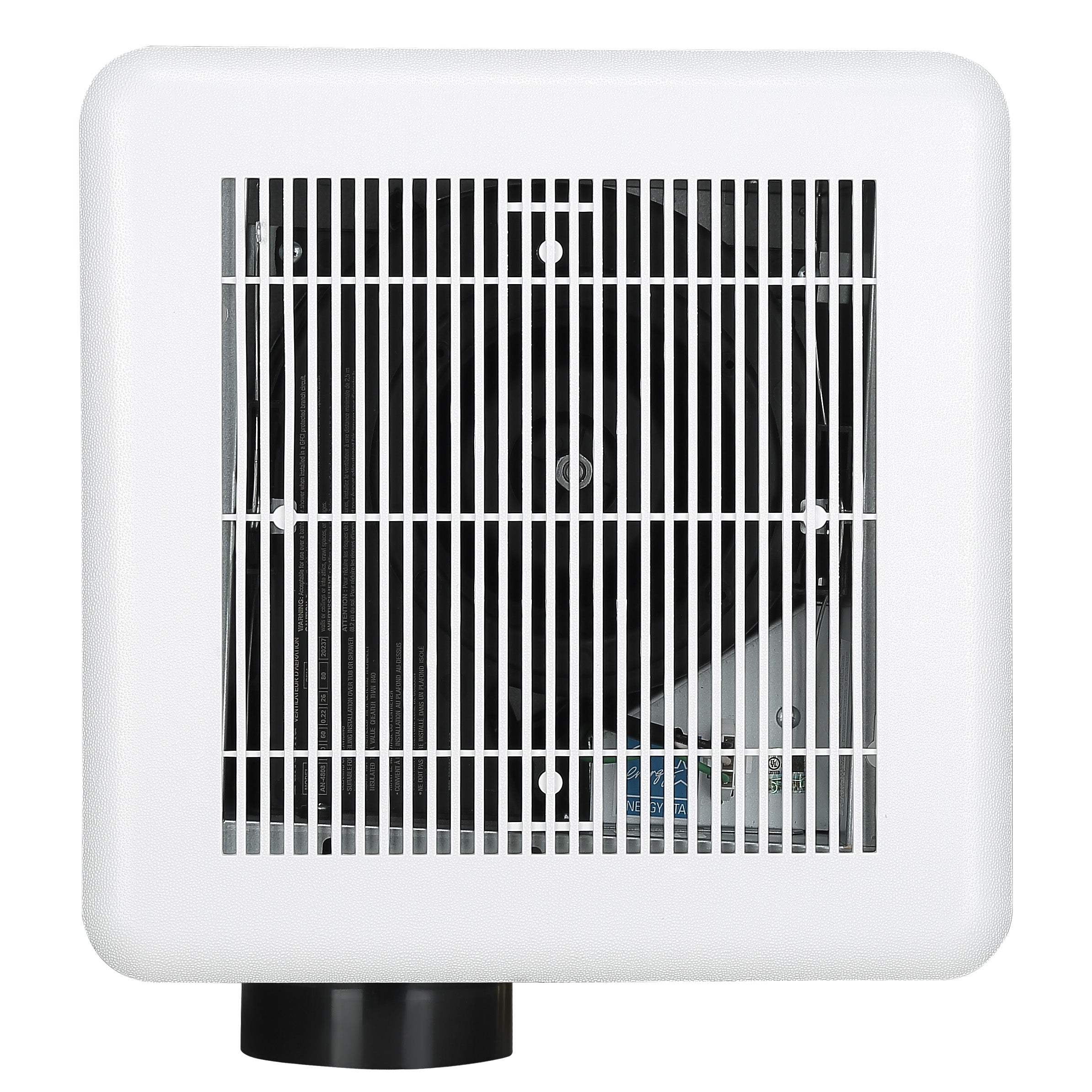 80 CFM ENERGY STAR Certified Ceiling Mount Bathroom Exhaust Fan - Quiet Ventilation for Bathrooms, Kitchens & Laundry Rooms