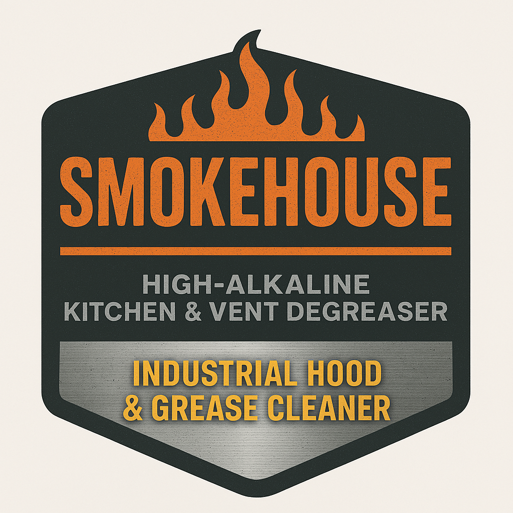 SMOKEHOUSE Alkaline Kitchen and Vent Cleaner - Powerful Degreaser for Stovetops, Range Hoods & Grill Surfaces - Ideal for Restaurant & Home Kitchen Deep Cleaning
