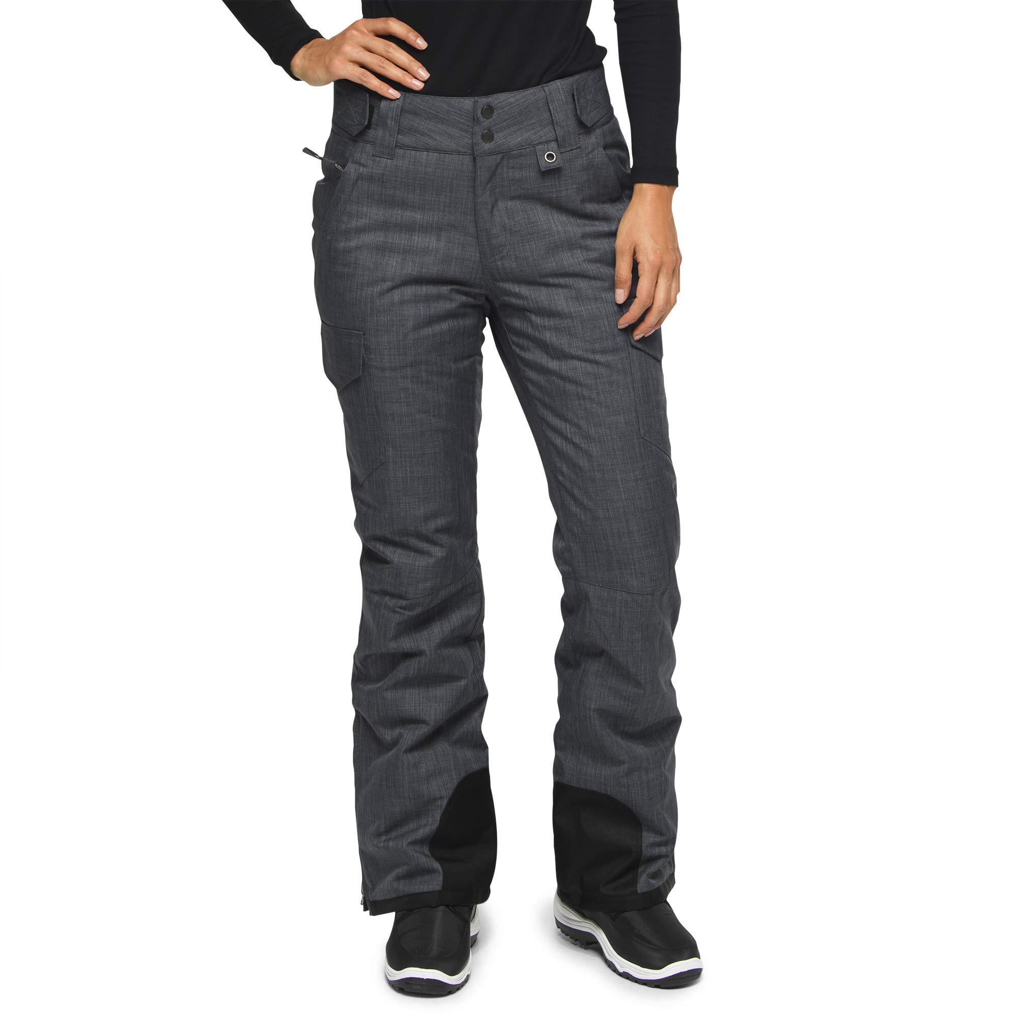 Arctix Women's Insulated Snow Cargo Pants for Skiing, Snowboarding & Winter Outdoor Activities - Waterproof & Thermal Winter Sports Pants