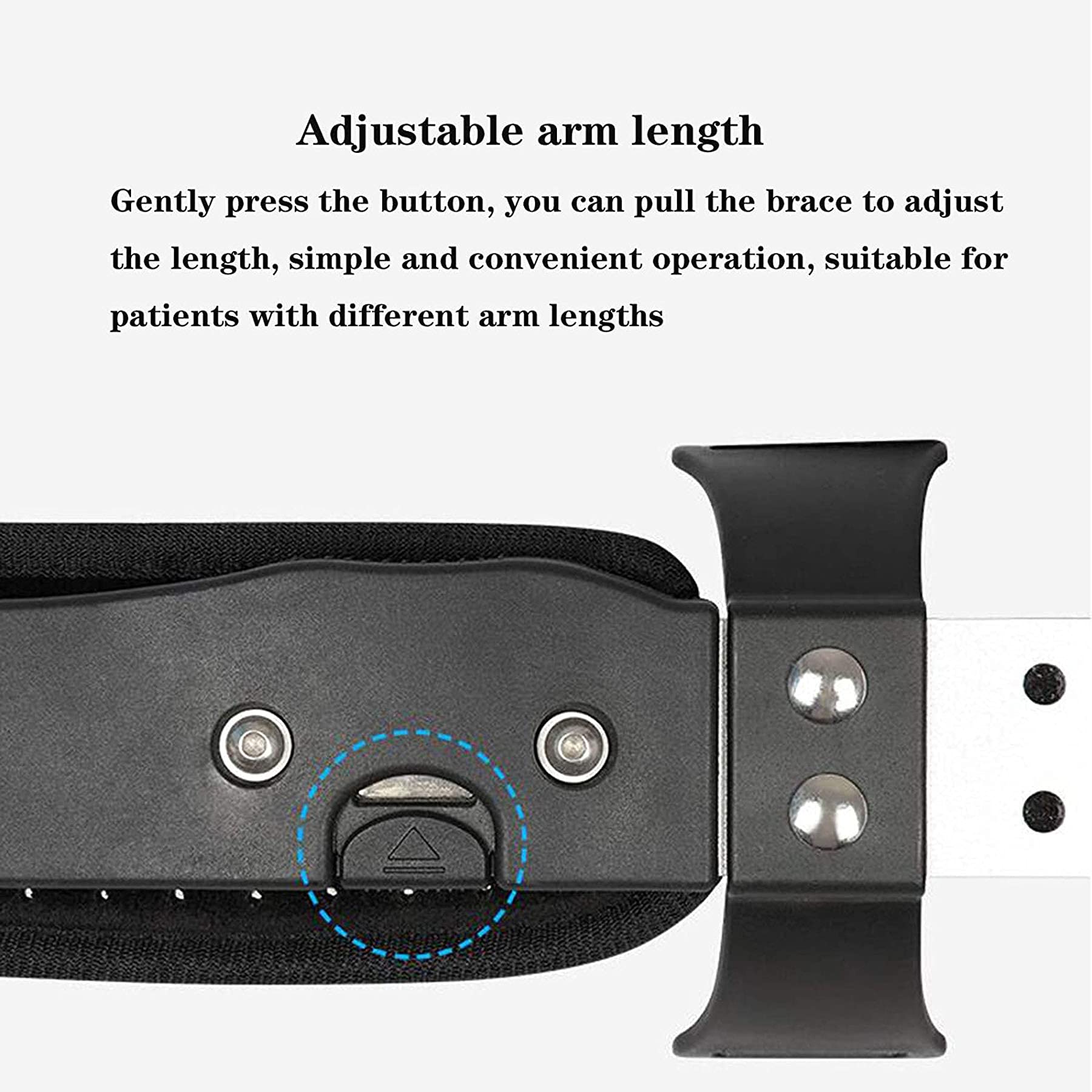 Adjustable Shoulder Abduction Sling for Rotator Cuff Surgery, Shoulder Injury & Dislocation Support - Right Arm - Perfect for Post-Surgery Recovery & Pain Relief