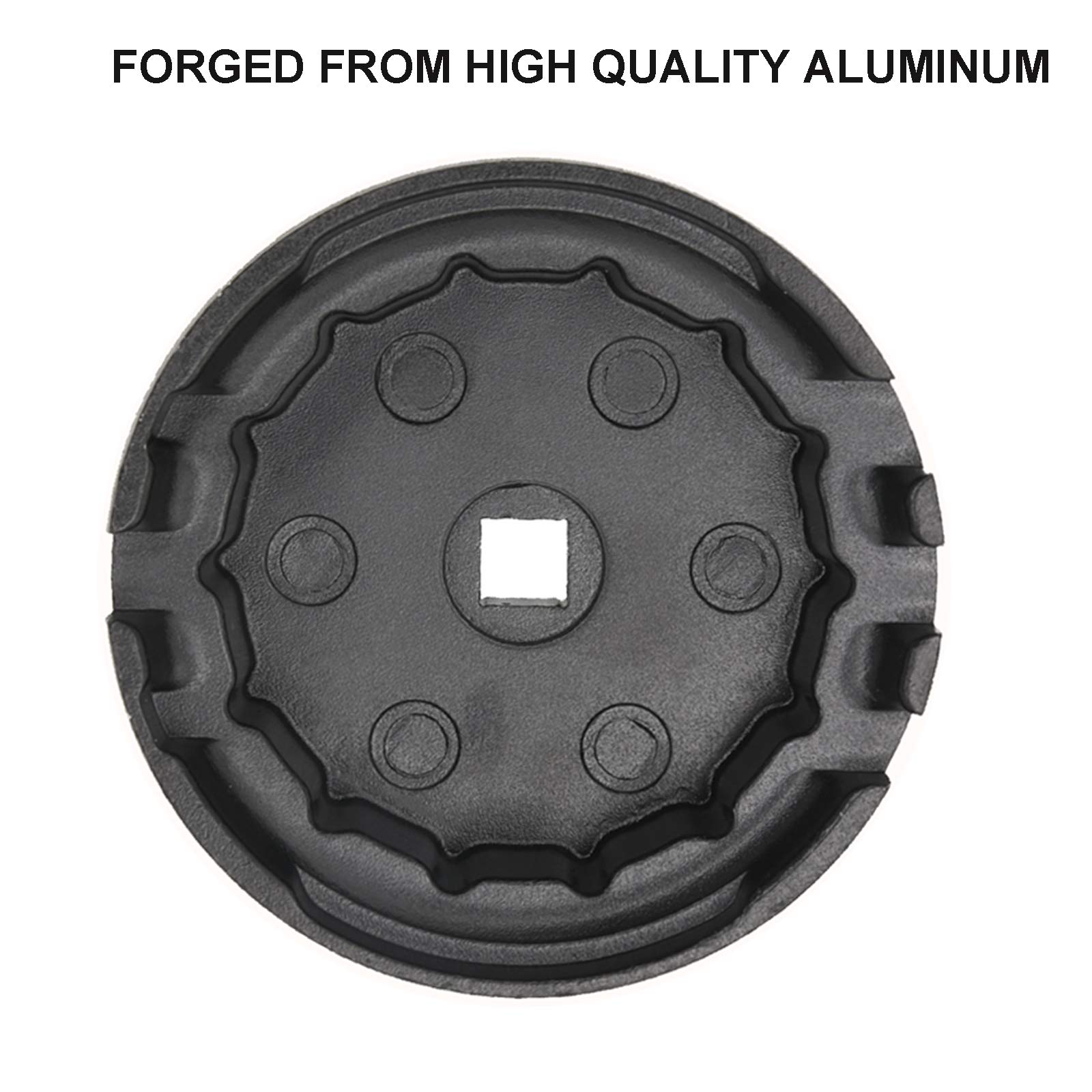 64mm Oil Filter Wrench & Drain Tool Set - Compatible with Toyota Lexus Scion 2.0-5.7L Engines (Camry RAV4 Tacoma Highlander Sienna Tundra) - Cartridge Style Oil Filter Removal - Ideal for DIY Oil Changes & Automotive Maintenance