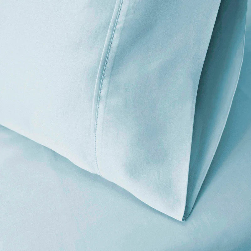 Premium 530 Thread Count 100% Egyptian Cotton Pillowcase Set of 2 - Ultra Soft & Breathable Bedding for Luxury Hotels & Home Use