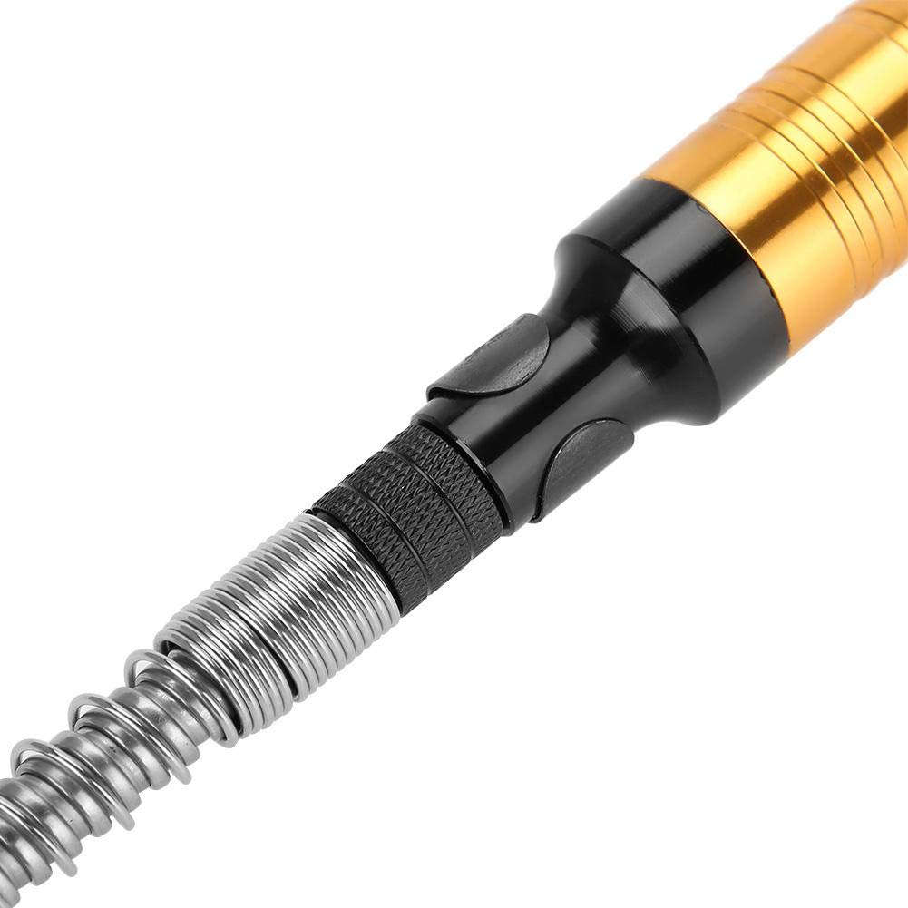 Flexible Shaft Rotary Tool Kit - 6mm Flex Shaft Attachment for Electric Drill, Rotary Grinder with 0.5-6.5mm Chuck & Carbide Drill Bits - Perfect for DIY Projects, Jewelry Making, Metal Engraving & Wood Carving