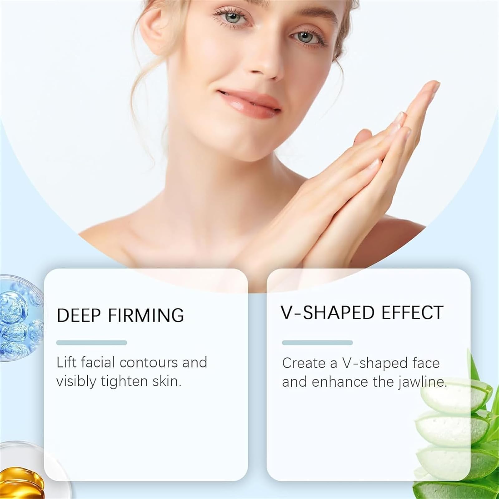 **Chinology Double Chin Mask & Chin Strap - Face Lift & Slimming for Jawline - Reduce Sagging & Define Contour (3Pcs) - Perfect for Sleeping, Workout & Daily Use**