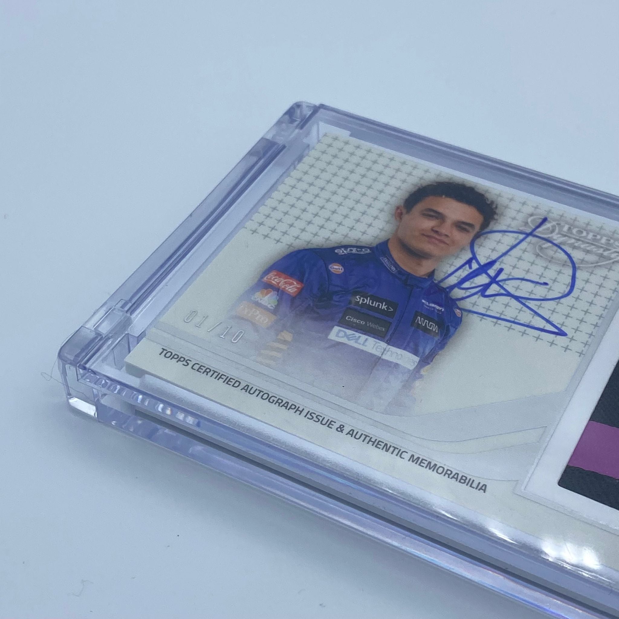 Lando Norris McLaren #4 Dynasty Autograph Patch LN - Limited Edition Racing Memorabilia for F1 Fans & Collectors - Perfect for Display in Man Caves, Sports Bars & Racing Enthusiast Collections
