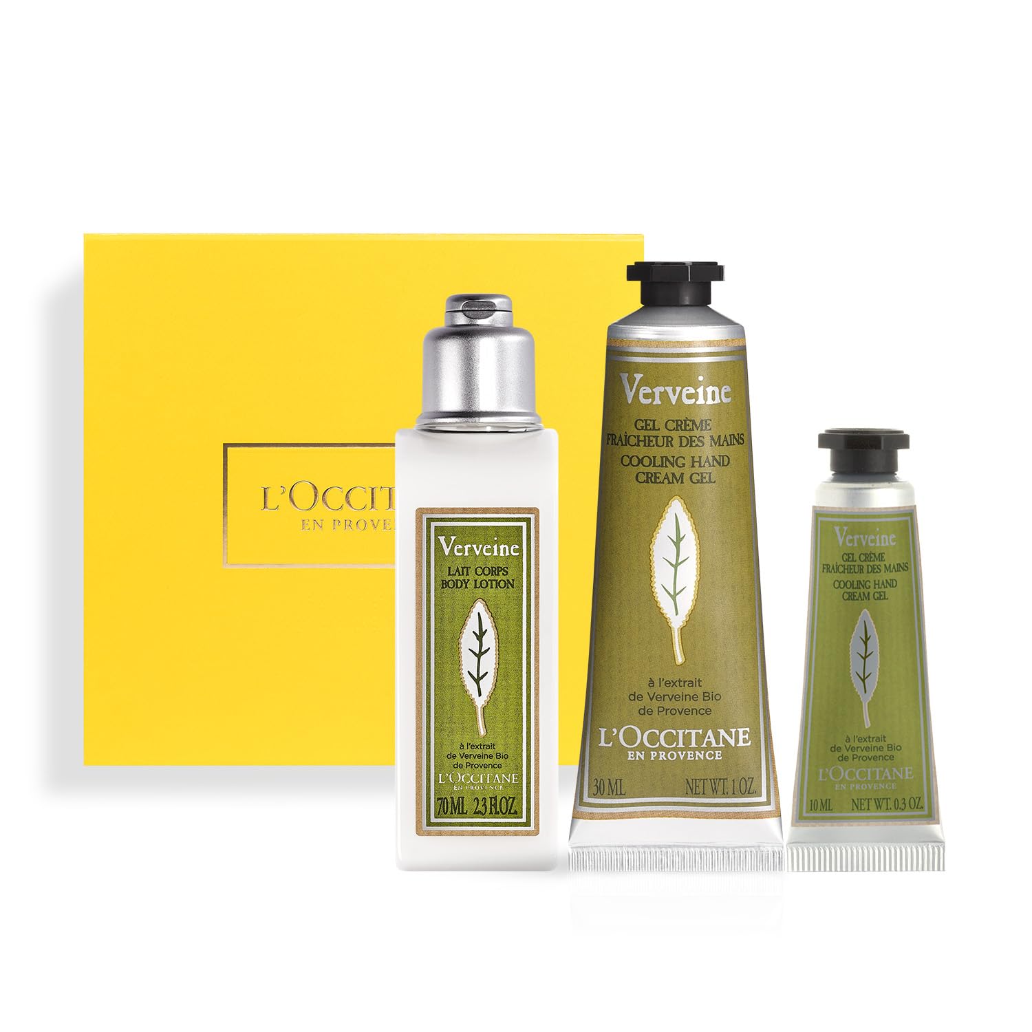 L'Occitane Verbena Body & Hand Gift Set - Luxurious Moisturizing Lotion & Soap Set for Women & Men - Perfect for Spa Day, Birthday & Holiday Gifts
