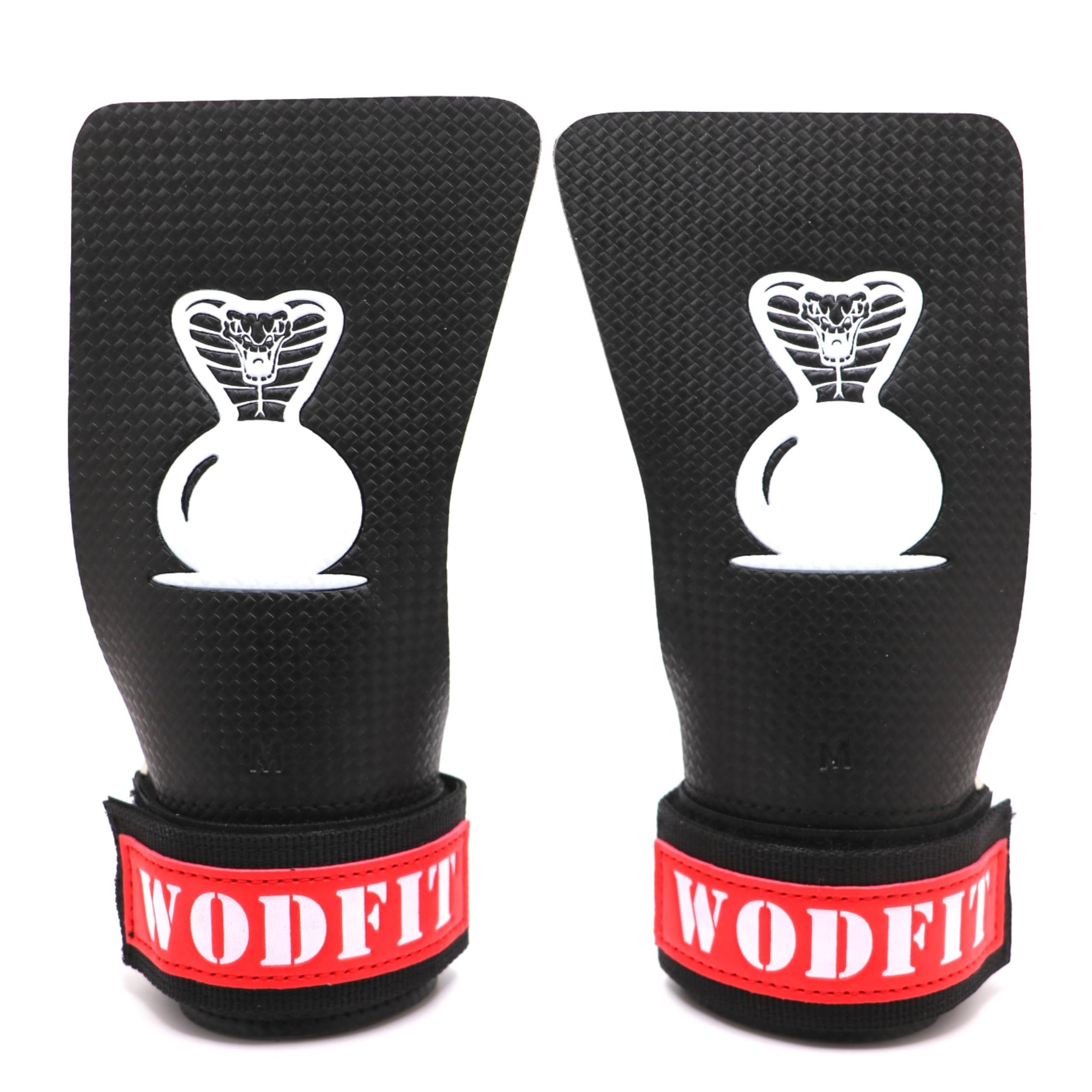 Premium Carbon Fiber No-Hole Hand Grips for CrossFit, Weightlifting, Pull-Ups & Gymnastics - Wrist Support Straps for Comfort, Blister Protection - Ideal for WODs, Strength Training & Functional Fitness Workouts