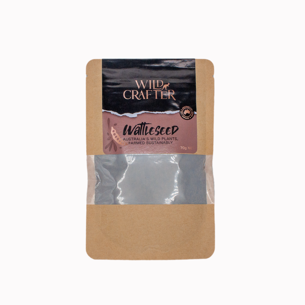 Organic Wildcrafter Wattleseed 70g - Premium Australian Superfood for Baking, Smoothies & Healthy Snacks | Gluten-Free, Vegan & Nutrient-Rich Bushfood