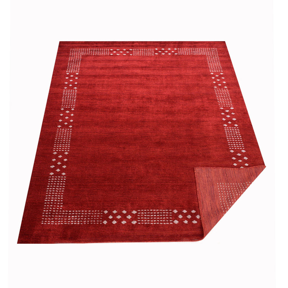 Handmade Hand Knotted Wool Rug - Premium Bohemian Style Area Rug for Living Room, Bedroom & Dining Room - Soft & Durable Home Decor
