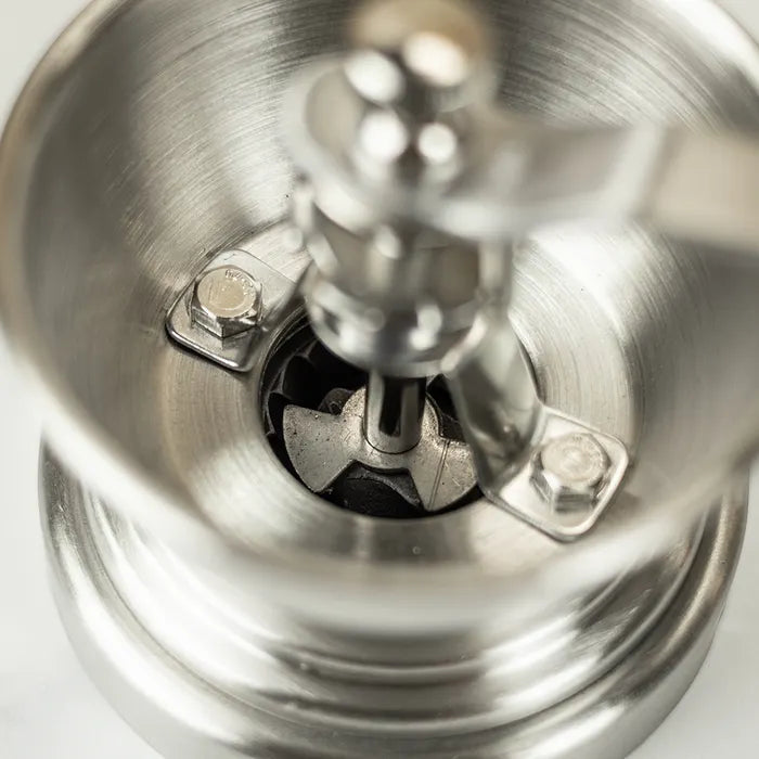 Sabatier Judge Stainless Steel Coffee Grinder - Premium Manual Burr Mill for Espresso, French Press & Pour Over - Perfect for Home, Office & Camping Use