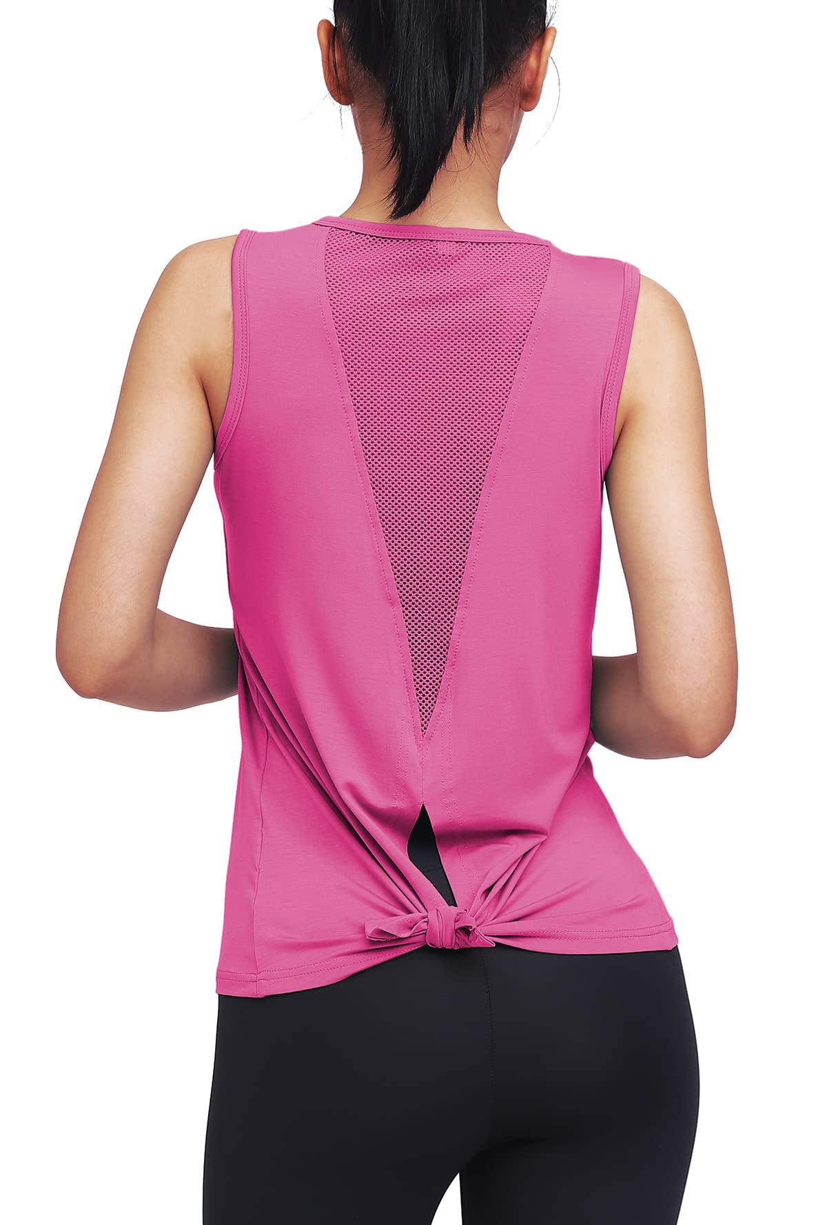 Women's Workout Tops - Mippo Yoga Tank Tops & Athletic Muscle Shirts for Gym, Running & Fitness | Breathable Activewear for Yoga, Pilates & Cross Training