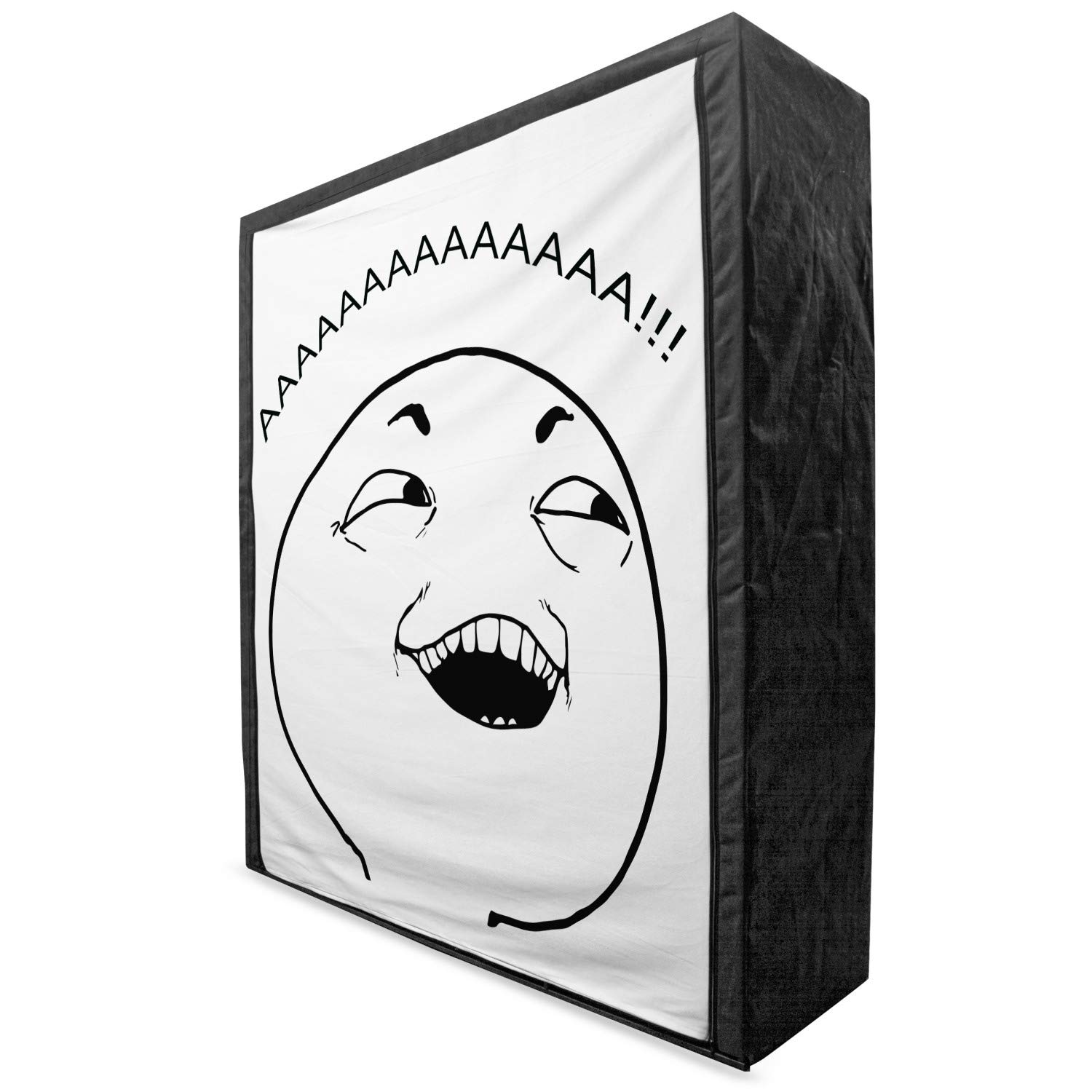 Ambesonne Humor Portable Fabric Wardrobe Closet - 59