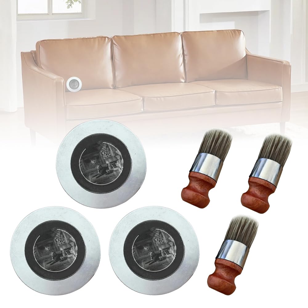 2024 Premium Upgrade Furniture Salve with Boar Bristle Brush - Best Leather & Wood Conditioner for Sofas, Chairs & Tables - Restores Shine & Protects Furniture - Ideal for Home, Office & Antique Care