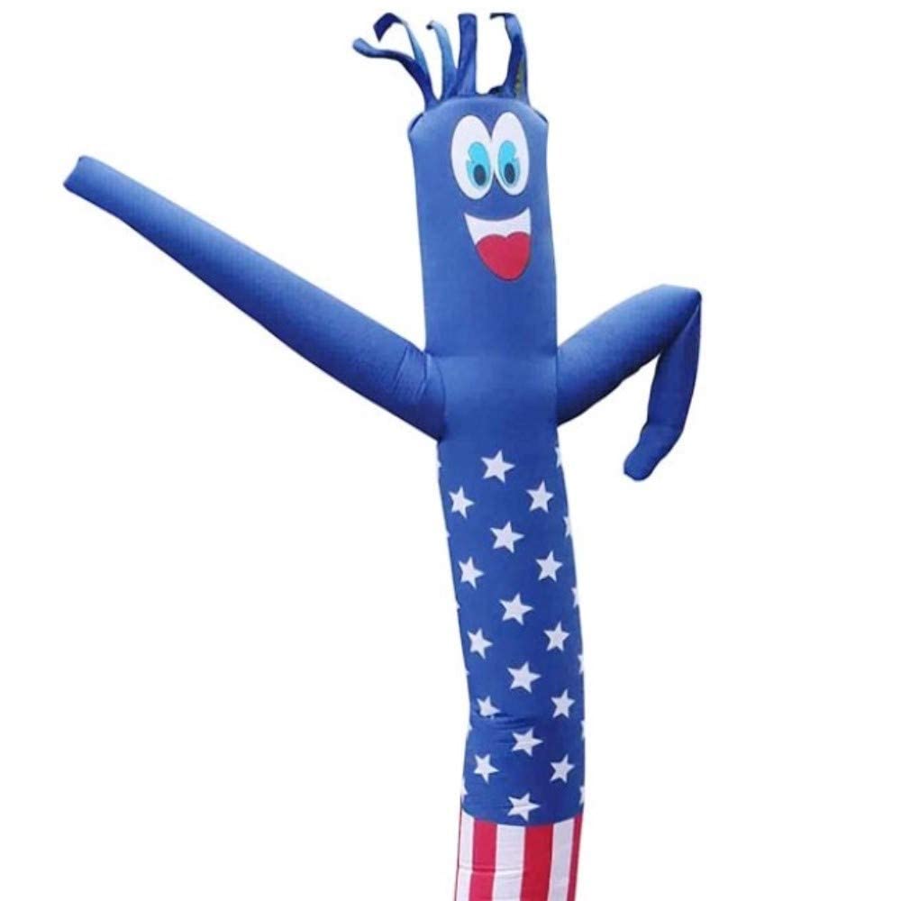 20ft American Flag Inflatable Tube Man - Air Powered Dancing Wacky Waving Guy with 1HP 2-Speed Blower | Perfect for Car Dealerships, Grand Openings, Sports Events & Patriotic Celebrations