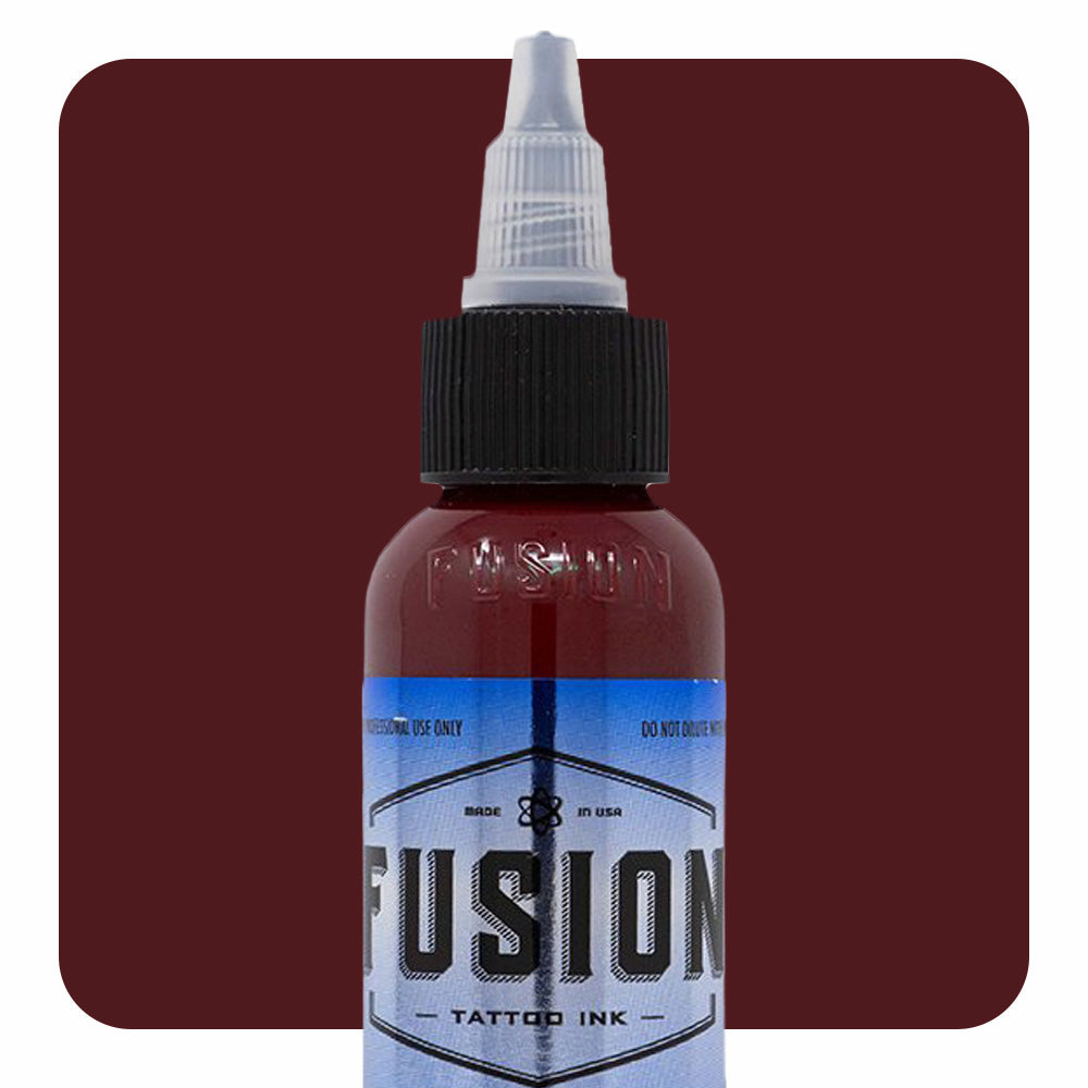Premium 4-Pack Gradient Dark Red Fusion Tattoo Ink - 1oz Bottles - Professional Tattoo Artist Supplies for Permanent Makeup & Body Art