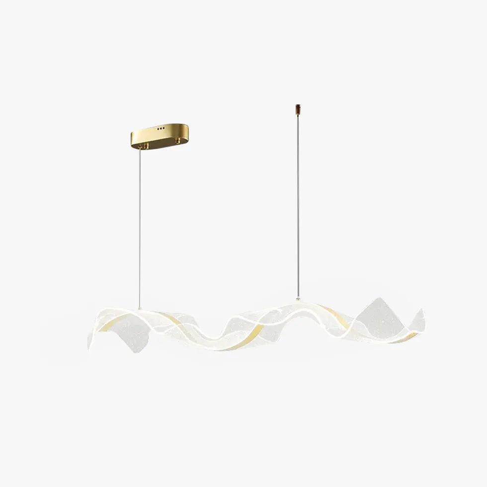 Modern Minimalist Pendant Light for Living Room - Sleek Streamlined Design, Dimmable Hanging Fixture - Perfect for Dining Room, Bedroom, or Kitchen Island Lighting