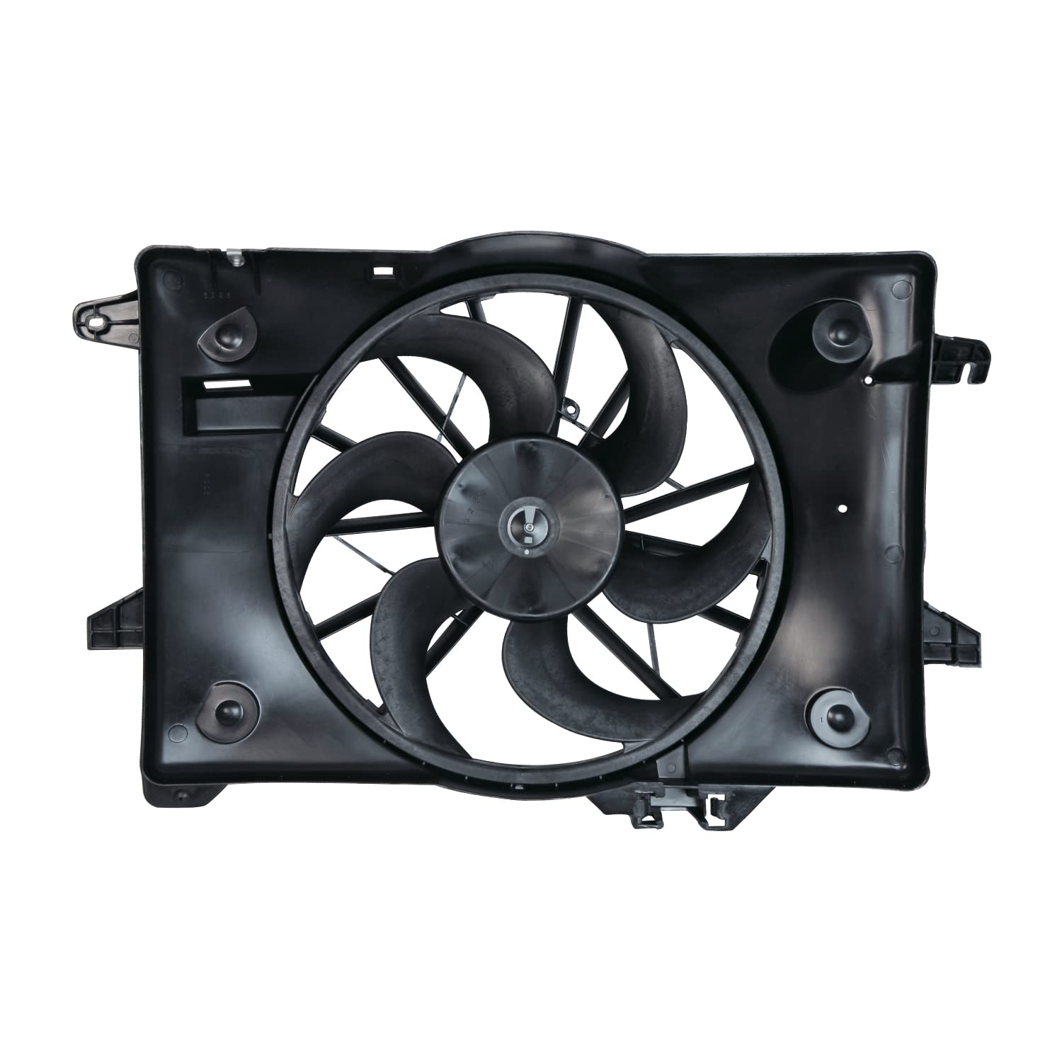 TYC 620260 Cooling Fan Assembly Compatible with 1998-2000 Ford Crown Victoria - Replacement Radiator Cooling Fan for Engine Overheating Protection - Perfect for Summer Driving & Heavy Traffic Conditions