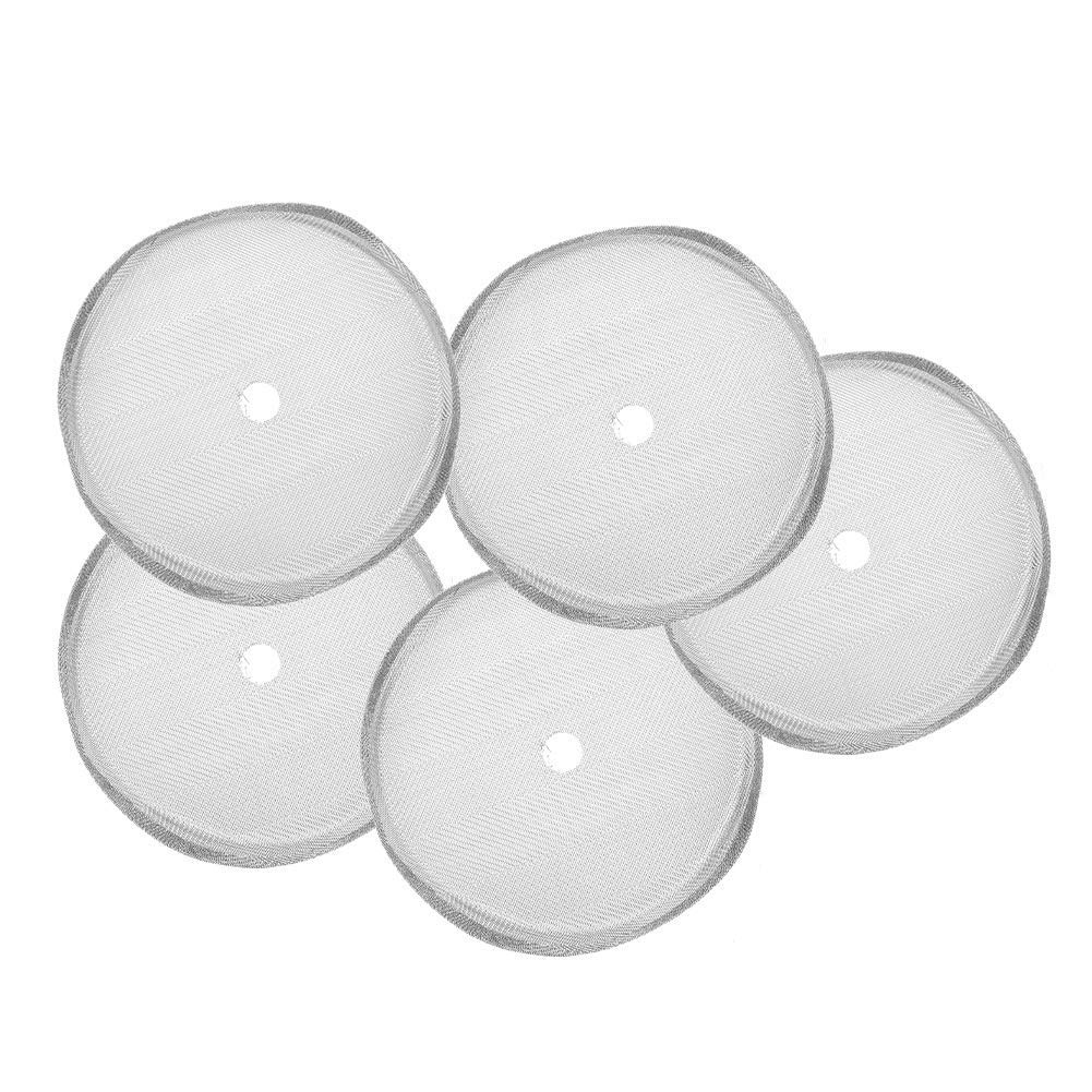 5Pcs Stainless Steel French Press Replacement Filters - High Density Rust Proof Coffee Filter Screens for 350ml French Press (6.5cm) - Perfect for Home, Office & Camping Coffee Brewing