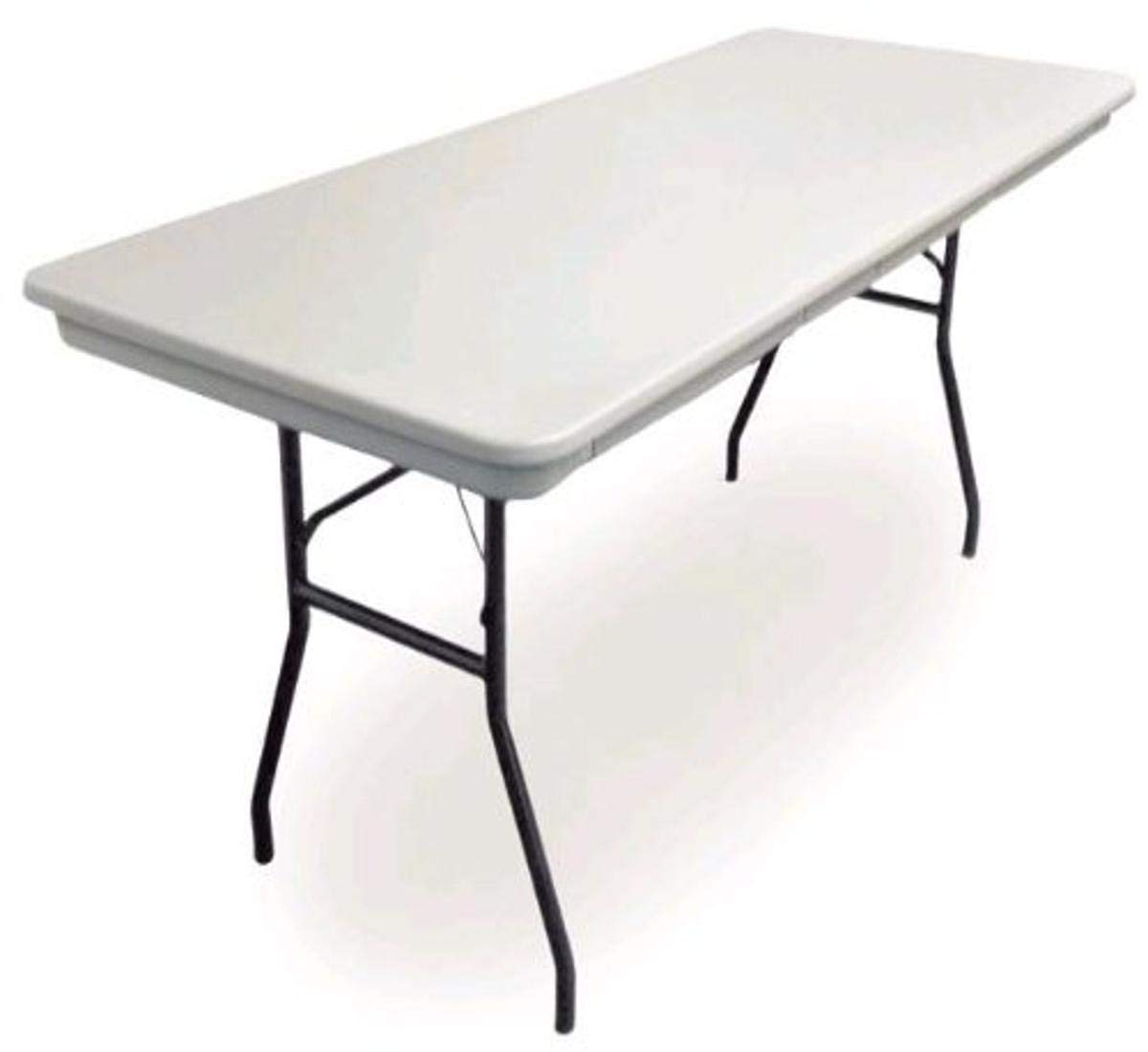 McCourt 77800 Commercialite Heavy Duty Plastic Folding Table - 6ft x 30in, 30