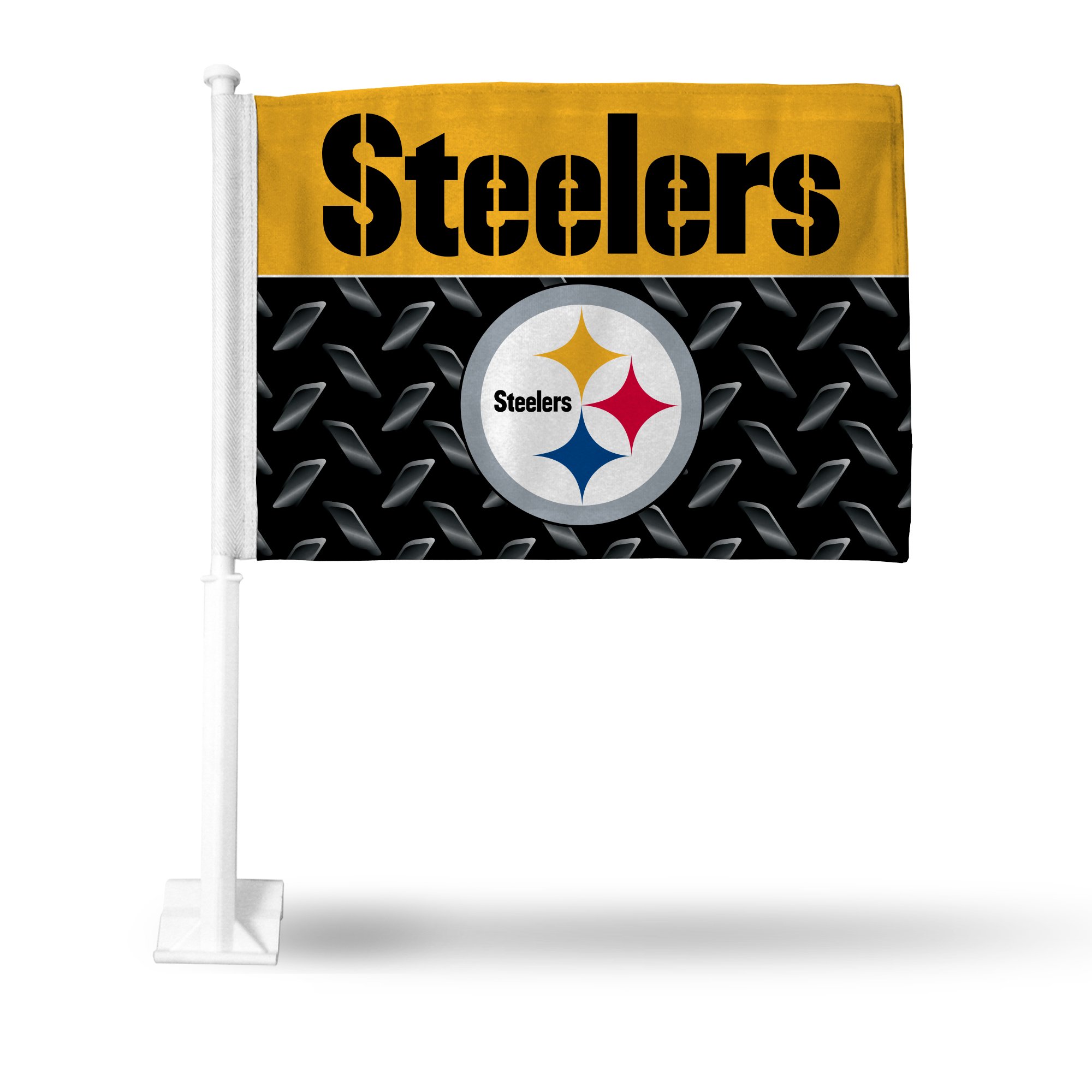 NFL Car Flag Double Sided - Officially Licensed Team Logo - Durable Polyester Car Accessory for Game Day, Tailgating & Road Trips