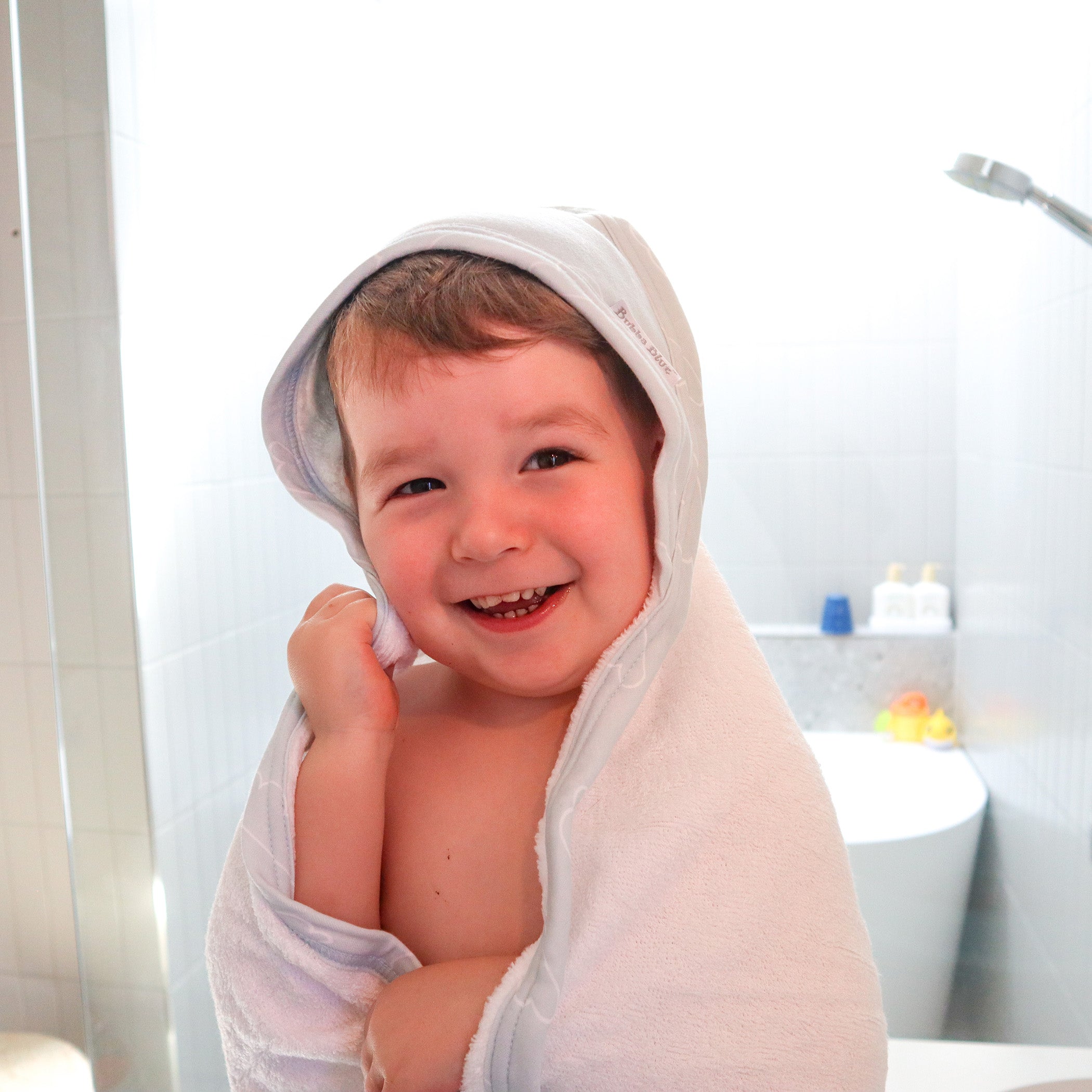 Nordic Style 2-Pack Hooded Baby Towel Set - Soft Dusty Sky & Mint for Newborns, Infants | Perfect for Bath Time, Swimming, and Beach Outings