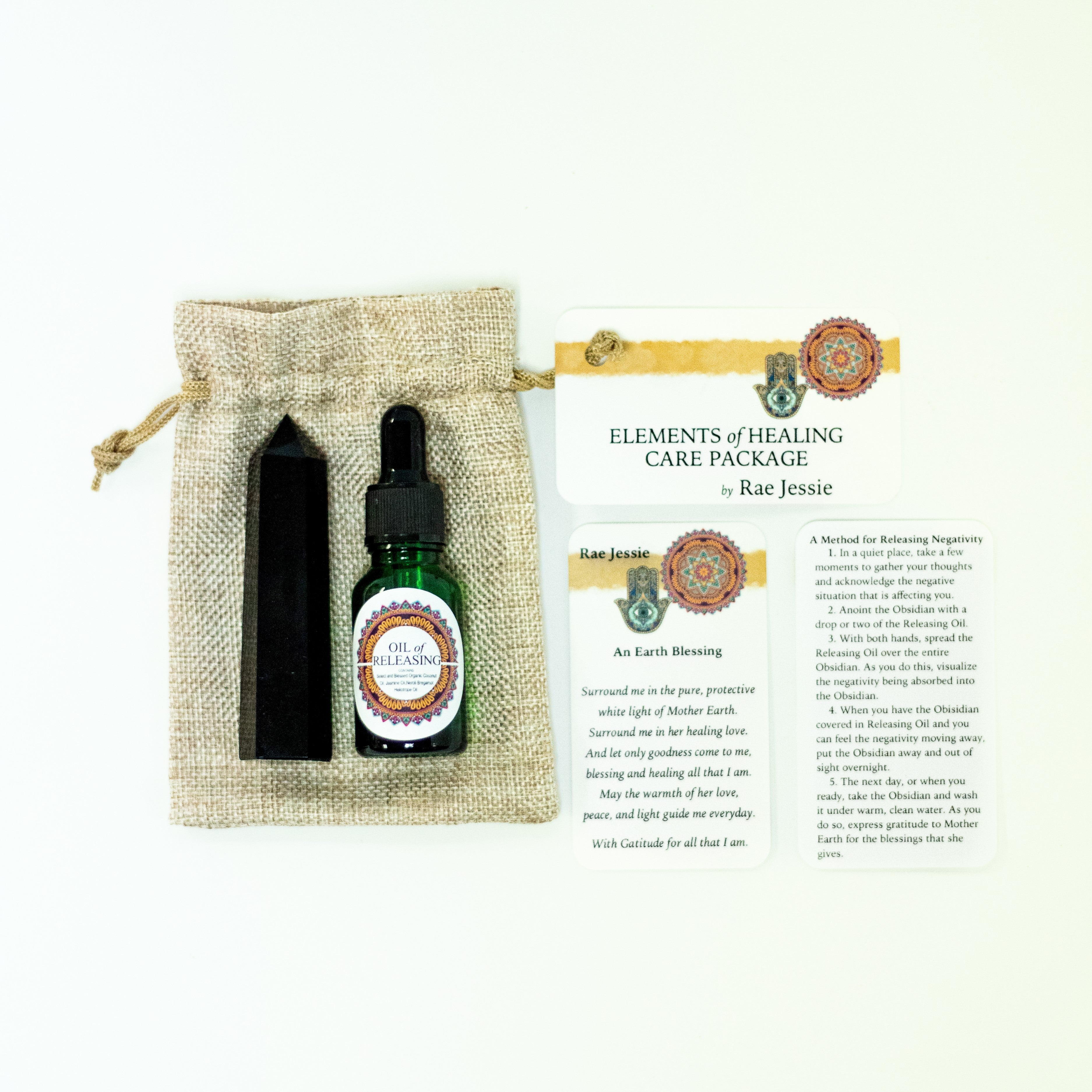 Elements Of Healing Kit - Natural Aromatherapy & Essential Oils Set for Stress Relief, Relaxation & Self-Care | Perfect for Home Spa, Yoga, Meditation & Gift Giving