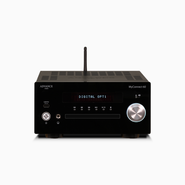 Advance Paris MyConnect60 Network CD Receiver - Hi-Fi Audio System with Bluetooth & Streaming | Perfect for Home Theater & Music Listening
