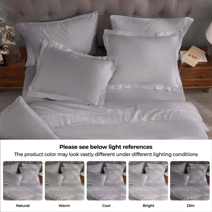 Premium 300 Thread Count Modal Duvet Cover Set - Soft & Breathable Beechwood Fabric - Perfect for Bedroom, Hotel, and Guest Room Comfort