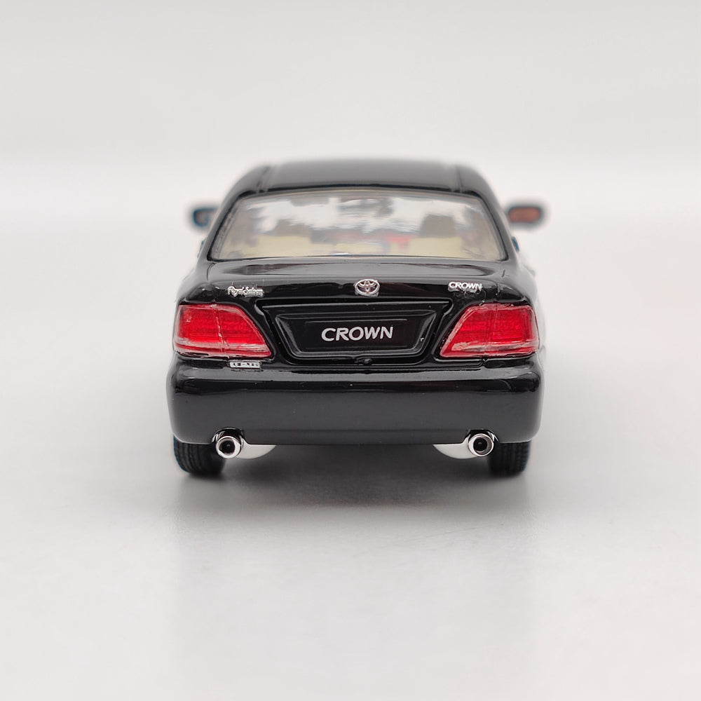 1:64 Toyota Crown 12th Diecast Model Car - Collectible Toy Vehicle in Black & White - Perfect for Display, Gifts, and Diecast Car Collections