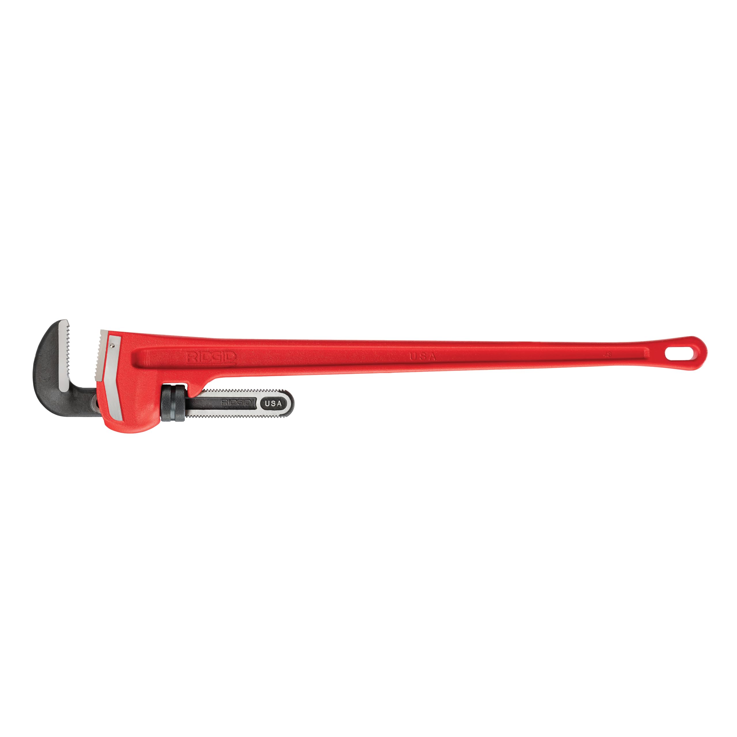 RIDGID 31040 Model 48 Heavy-Duty Straight Pipe Wrench - 48-Inch Professional Plumbing Tool for Industrial Pipe Repair, Construction & Plumbing Projects