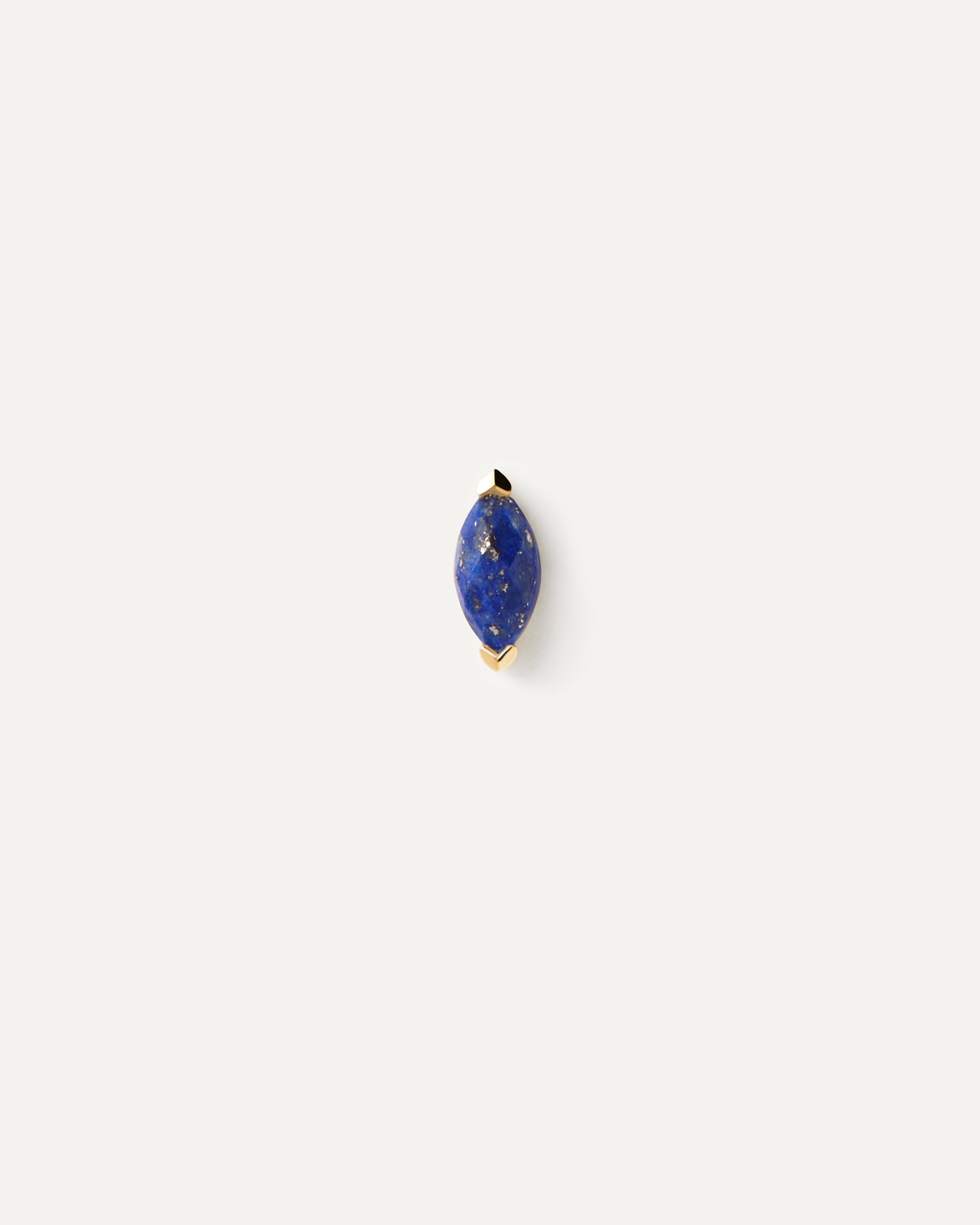 Lapis Lazuli Nomad Single Earring - Handmade Bohemian Jewelry for Women - Perfect for Festival, Travel & Boho Fashion