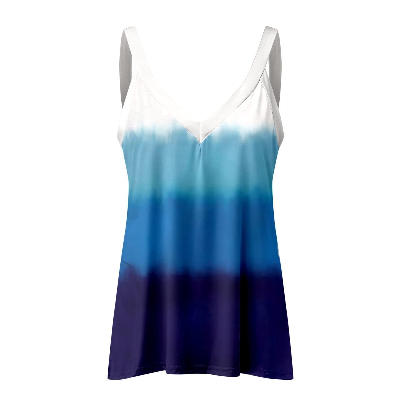Trendy Women's V-Neck Sleeveless Tank Tops - Summer Casual Cami Blouses & Tunic Tees for Everyday Wear, Workout, and Beach Outfits