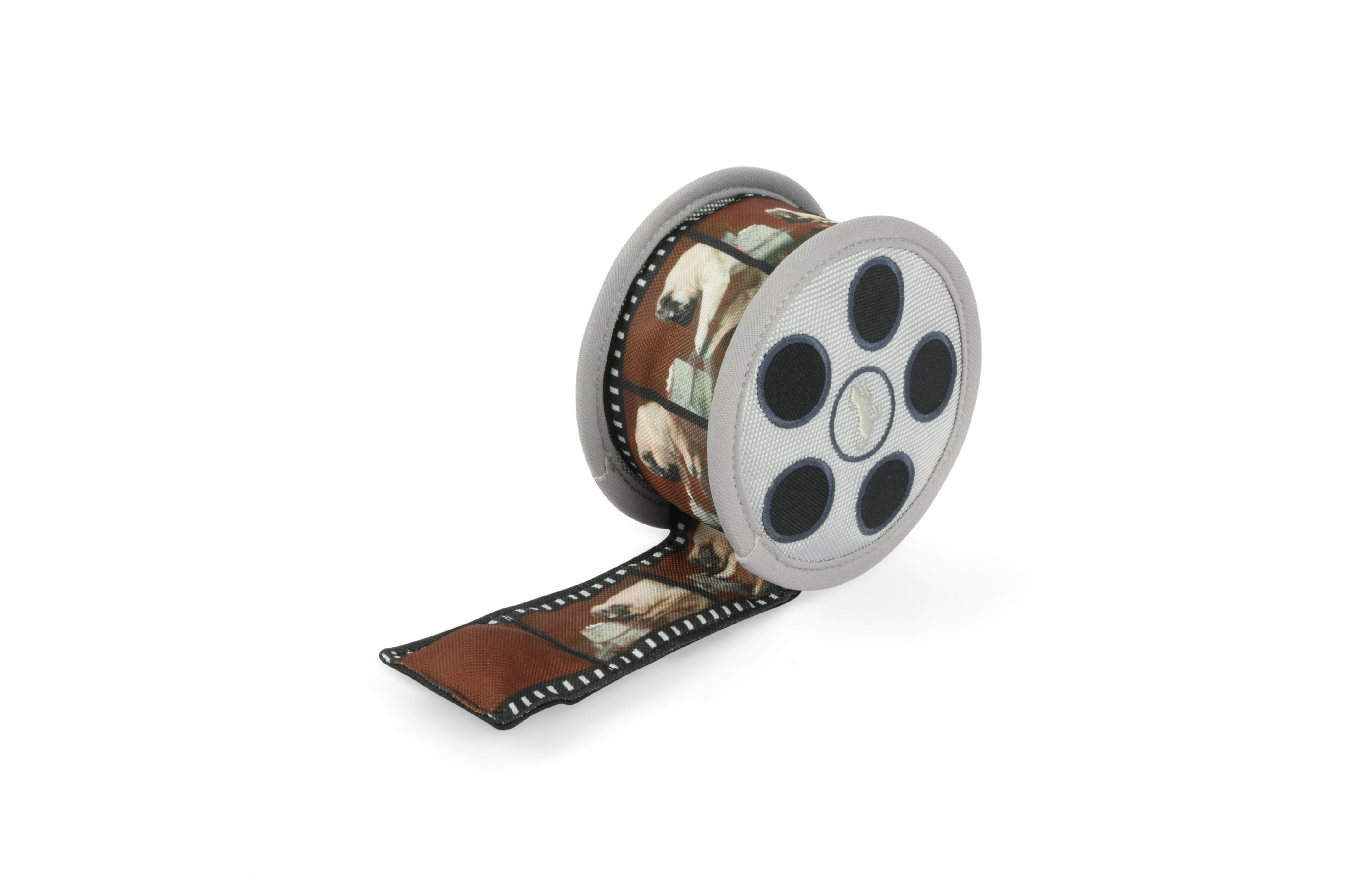 Hollywoof™ Dog Plush Toy with Film Reel Design - Durable Chew Toy for Small & Large Dogs - Perfect for Playtime, Training & Cuddling