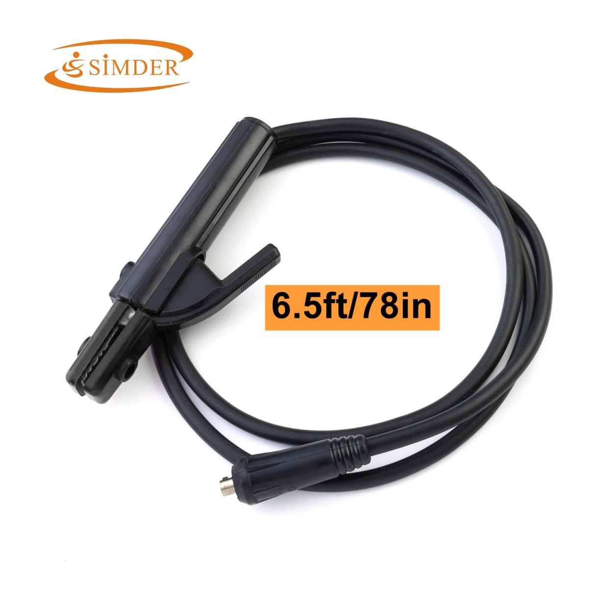 SSimder Professional Welding Electrode Holder & Ground Clamp Set - Heavy Duty Copper Clamp for Arc Welding - Perfect for DIY Projects, Metal Fabrication & Home Repairs