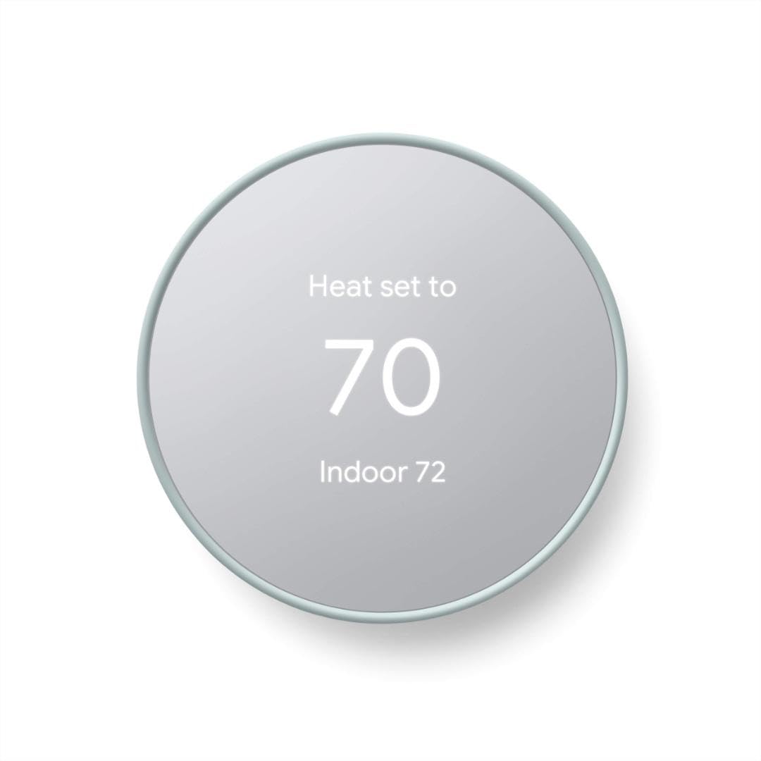 Google Nest Smart Thermostat - Programmable WiFi Thermostat for Home with Energy Saving - Perfect for Smart Home Automation & Temperature Control
