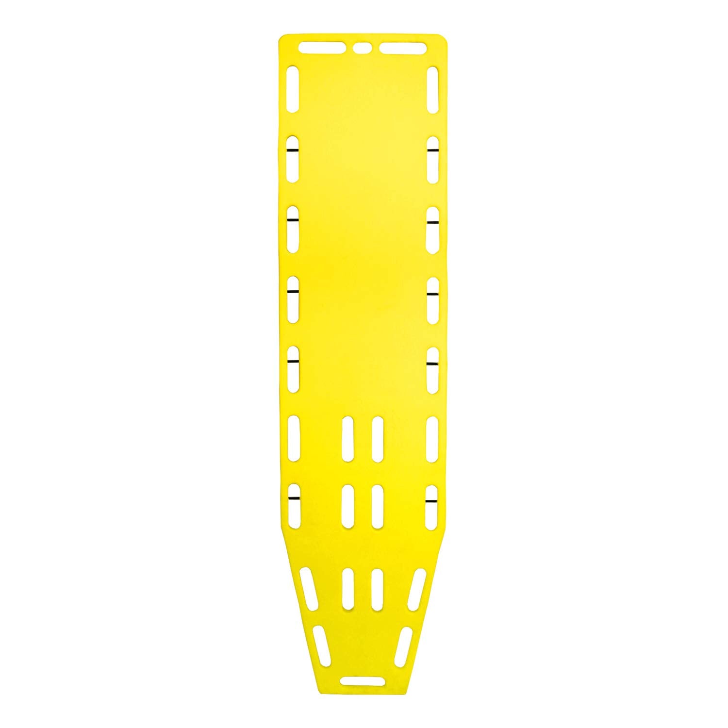 Emergency Spine Board Stretcher - Yellow Backboard for First Aid & Rescue - Portable Medical Immobilization Device for Ambulance, Firefighters & Outdoor Emergencies