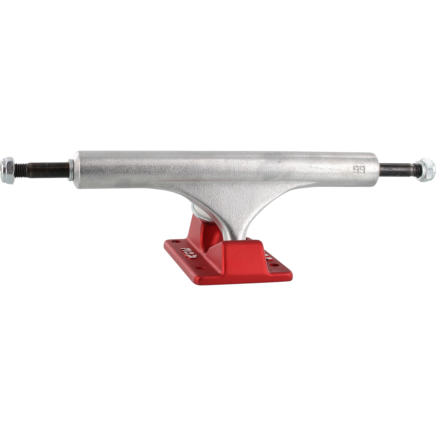 Ace Classic High Truck 66/6.75 Polished/Red Skateboard Trucks (Set of 2) - Durable Skateboard Parts for Smooth Riding & Tricks | Perfect for Street & Park Skating