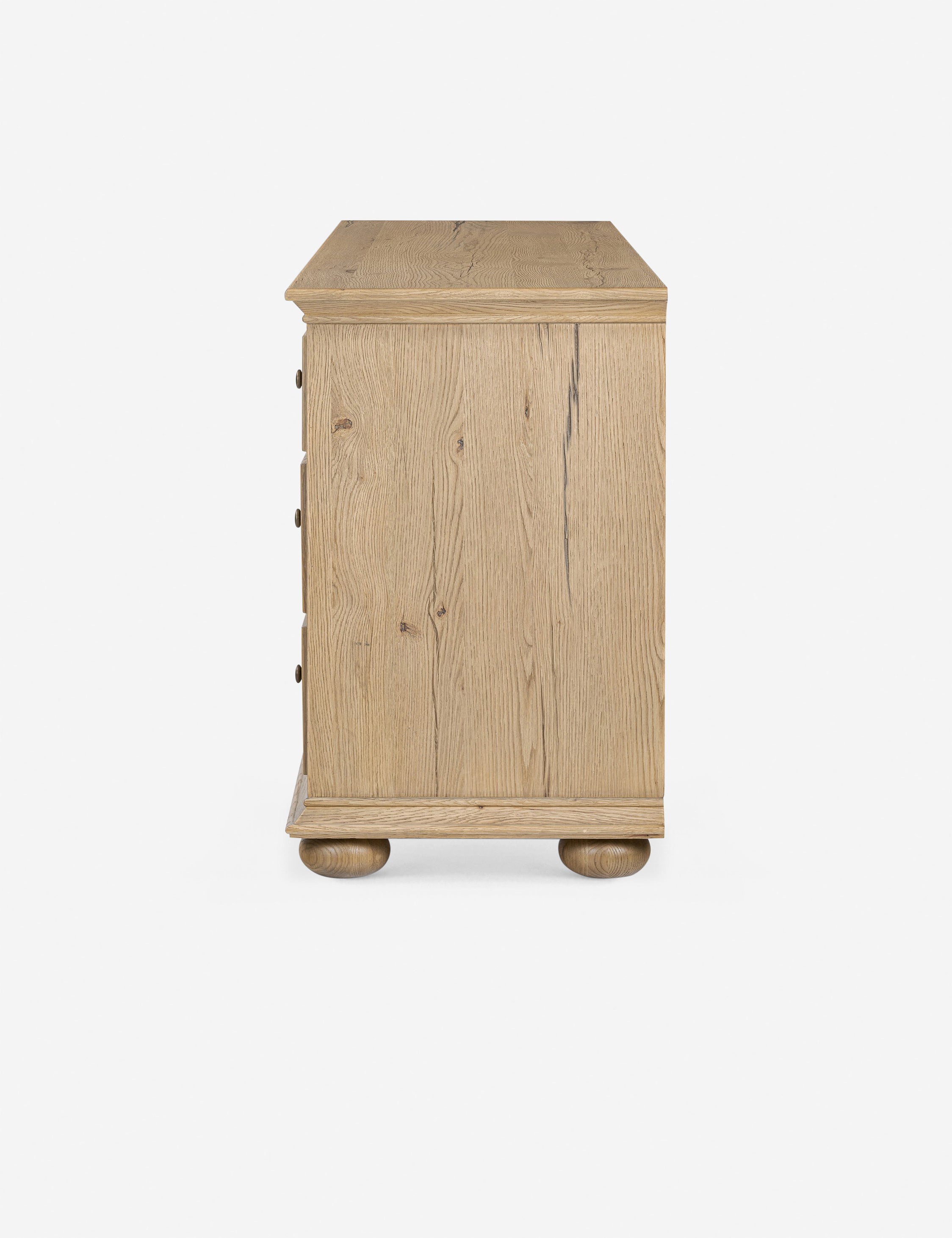 Amber Lewis x Four Hands Geoffrey Wide Dresser - Modern Wooden Dresser with Spacious Drawers for Bedroom Storage & Organization