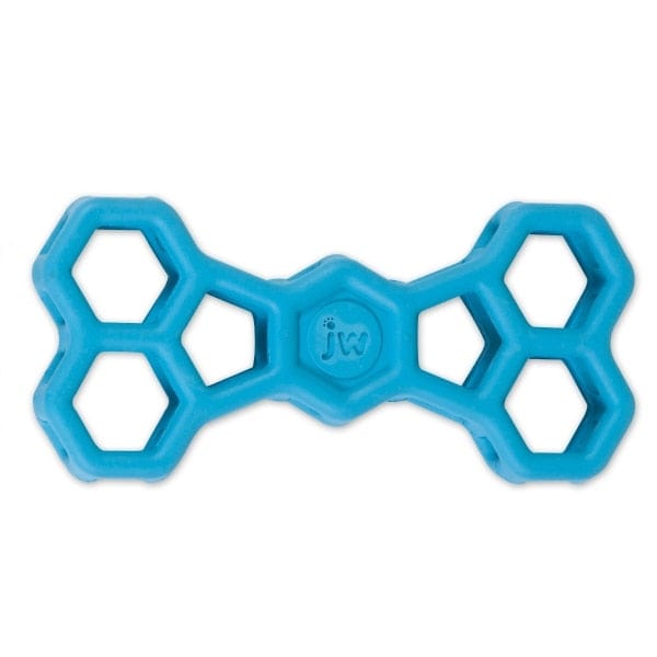 JW Hol-ee Roller Dog Chew Toy - Durable Rubber Fetch Ball for Aggressive Chewers, Interactive Play & Training - Perfect for Indoor, Outdoor, Beach & Pool Fun