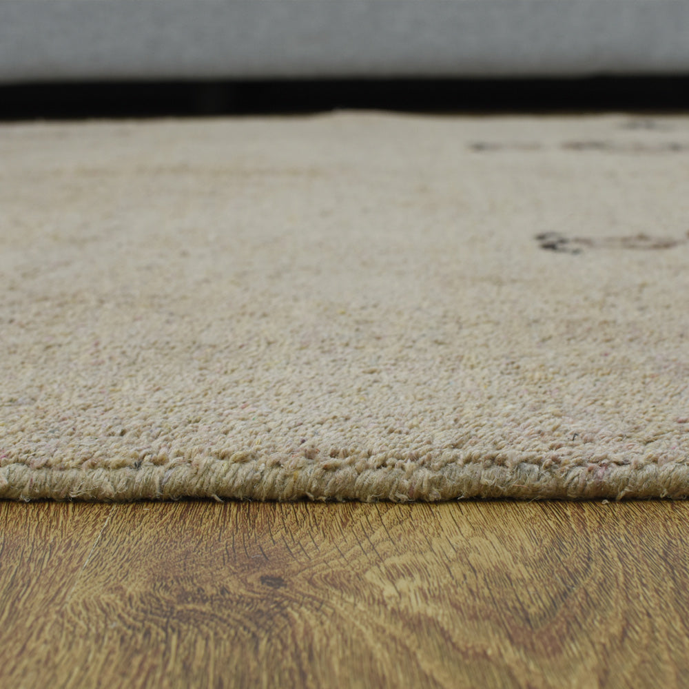 Hand Knotted Bohemian Style Rug - Soft & Durable for Living Room, Bedroom, or Office Decor