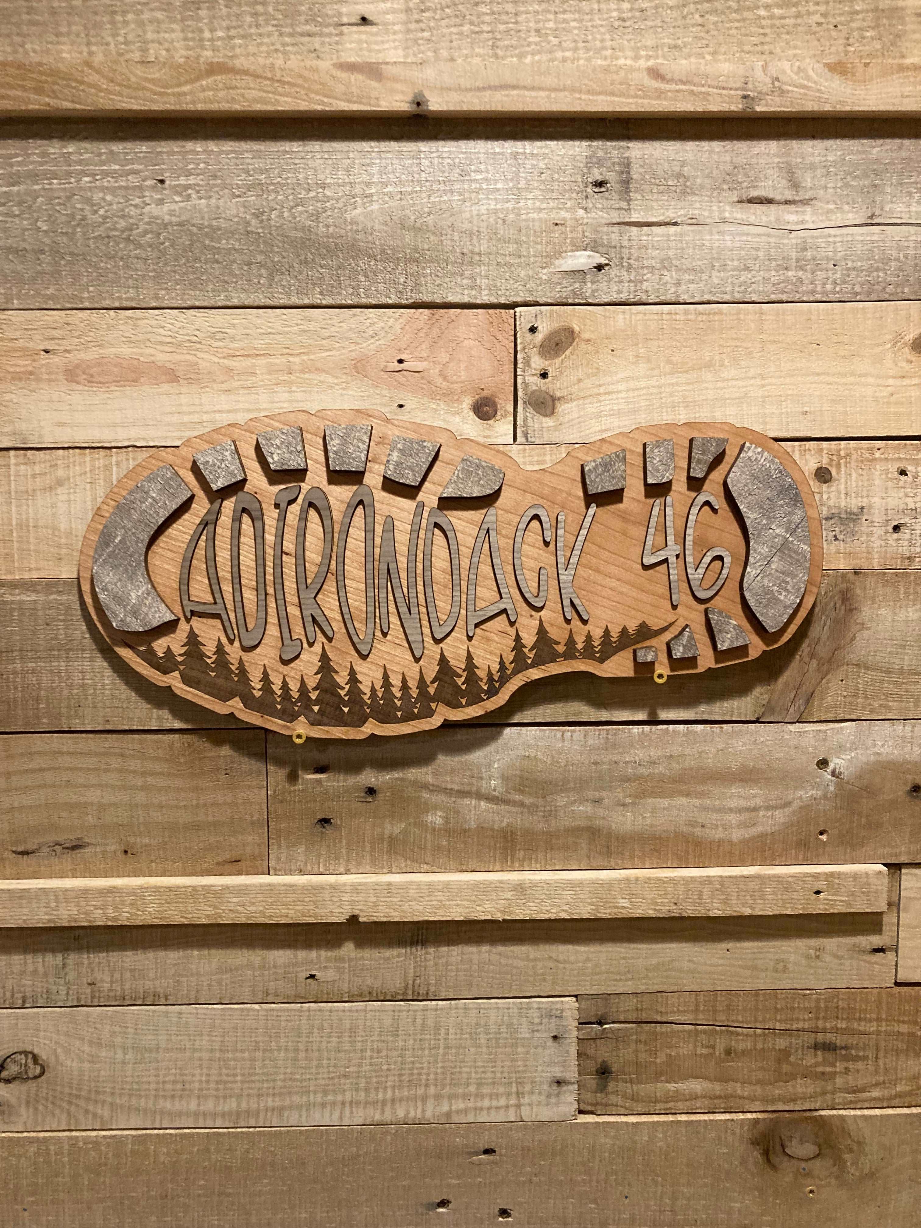 Adirondack 46 Hiking Boot Wall Art - Premium Canvas Print for Outdoor Enthusiasts - Perfect for Cabin, Lodge & Hiking Themed Home Decor