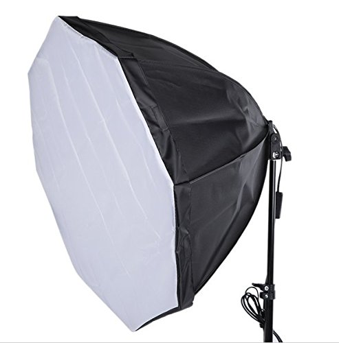 GOWE Professional Photography Lighting Kit - 5500K 135W Daylight Studio Bulb with Light Stand & Octagon Softbox for Portrait, Product, and YouTube Video Shooting