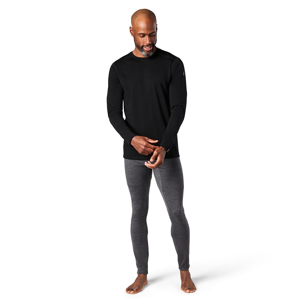 Smartwool Men's Merino Wool Base Layer Shirt - Long Sleeve Thermal Top for All Seasons | Slim Fit for Activewear, Hiking & Cold Weather Layering