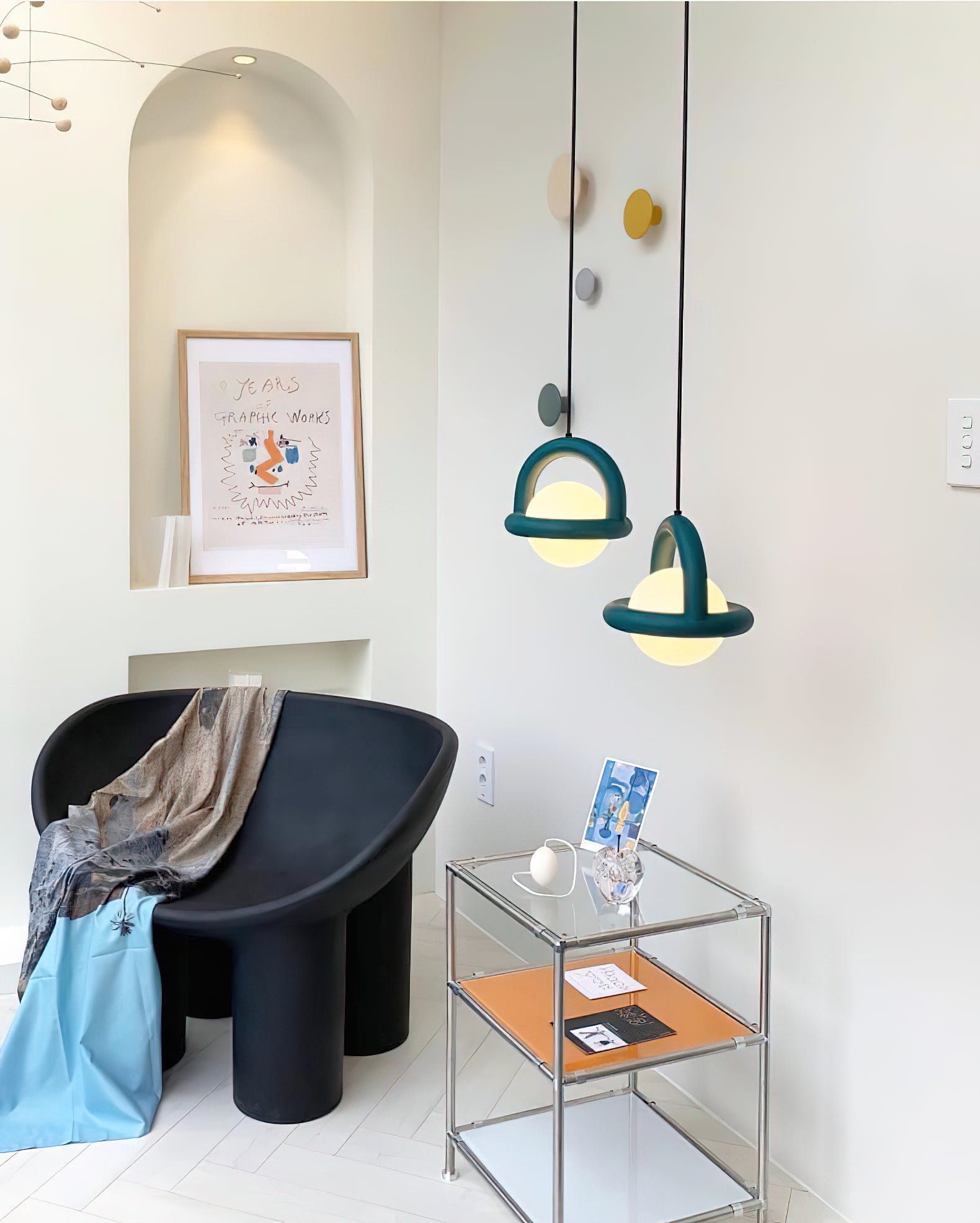Modern Art Balloon Acrylic Pendant Light - Elegant Ceiling Lamp for Living Room, Bedroom & Dining Room Decor