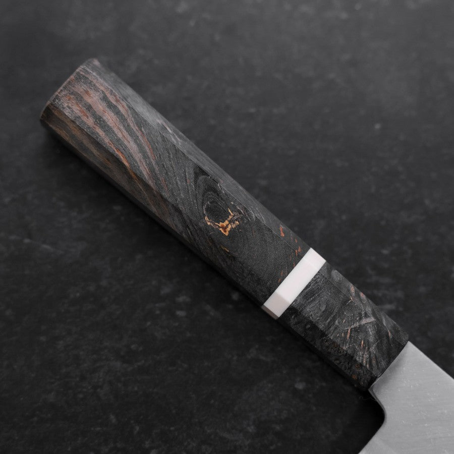 Premium Santoku Knife 180mm - VG-10 Stainless Steel Blade with Polished Marbled Maple Handle - Japanese Kitchen Knife for Slicing, Dicing & Chopping Vegetables, Meat & Fish