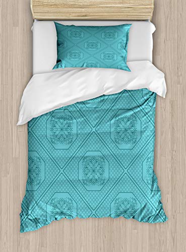 Dark Teal and Sea Blue