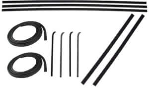 1960-1963 Chevy Door Weatherstrip Seal Kit - 10 Piece Set for Glassruns, Beltlines & Door Seals (Non-Metal Framed Glass Models, Left & Right) | Perfect for Classic Car Restoration & Weatherproofing